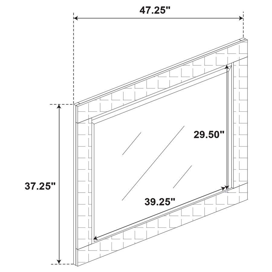 Ives - Dresser Mirror - Best Buy Furniture