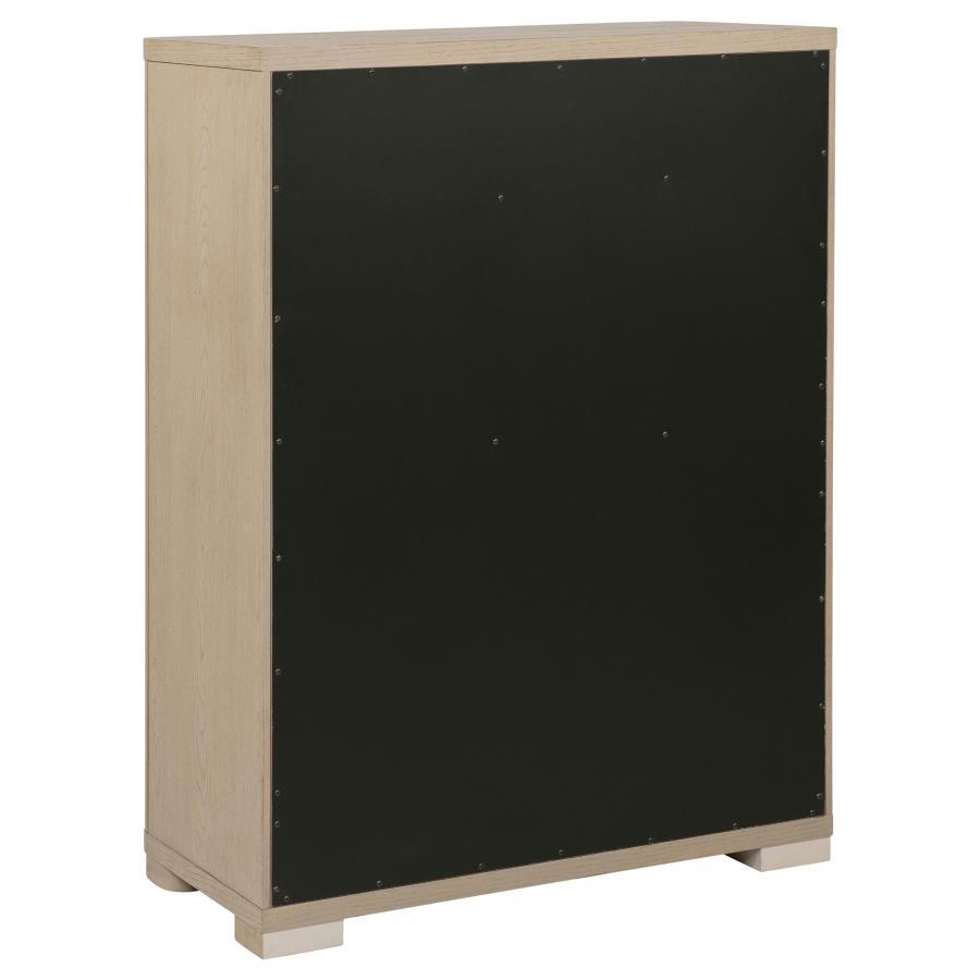 Ladera - 5-Drawer Bedroom Chest Of Drawers - Light Elm - Best Buy Furniture