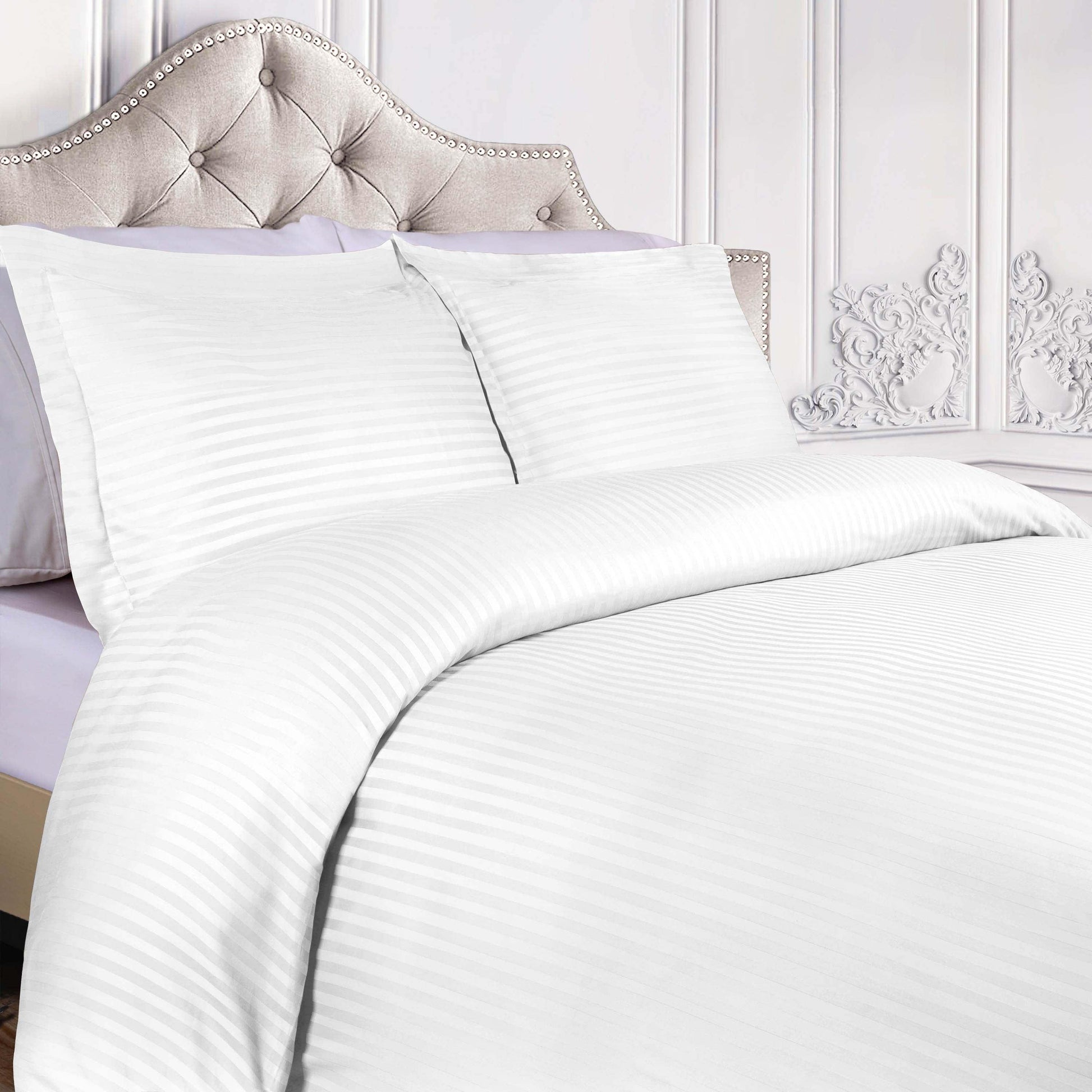 Egyptian Cotton 300 Thread Count Duvet Cover Set - Egyptian Cotton Duvet Cover Set by Superior Brand