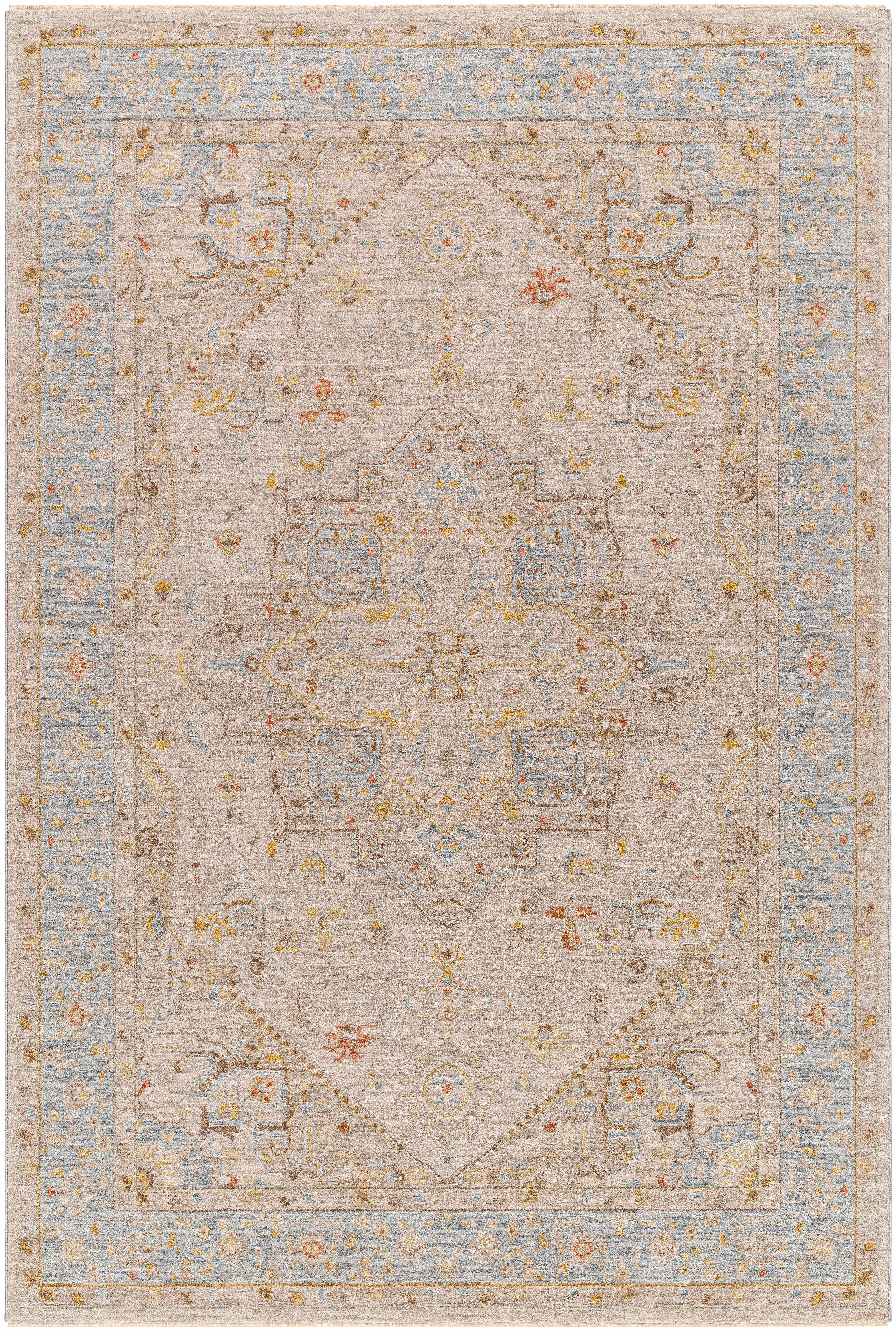 Ehan Cream Oushak Rug
