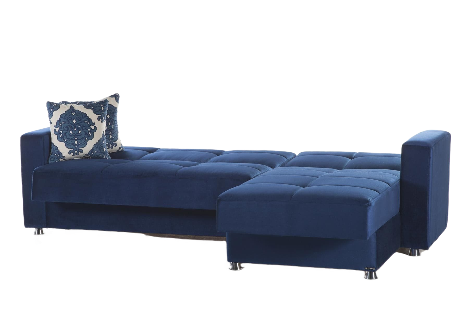 Modular configuration of the Elegant Sectional, demonstrating its versatile setup.