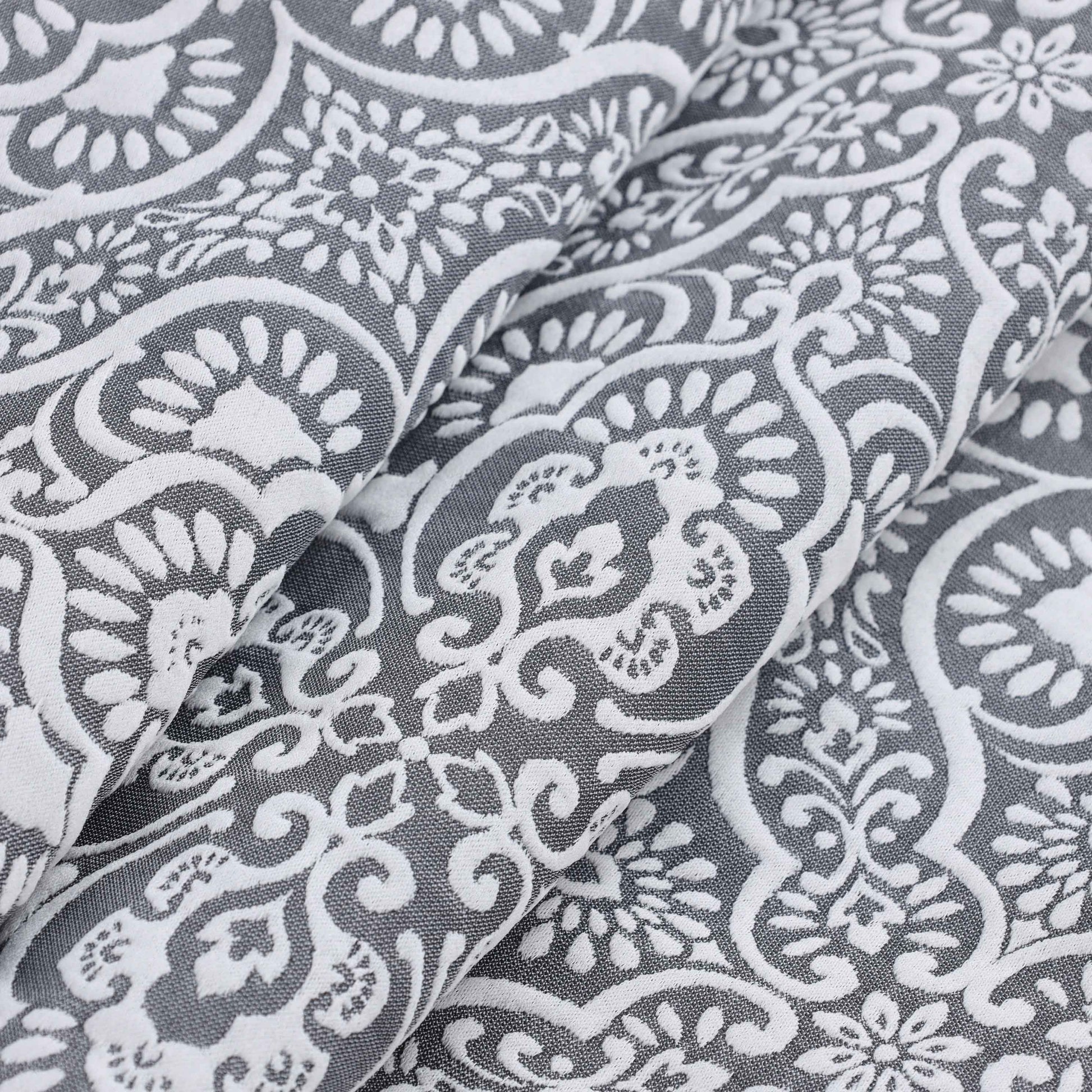 Enzy Medium Weight Floral Matelasse 3 Piece Bedspread Pillow Sham Set - Bedspread by Superior Brand