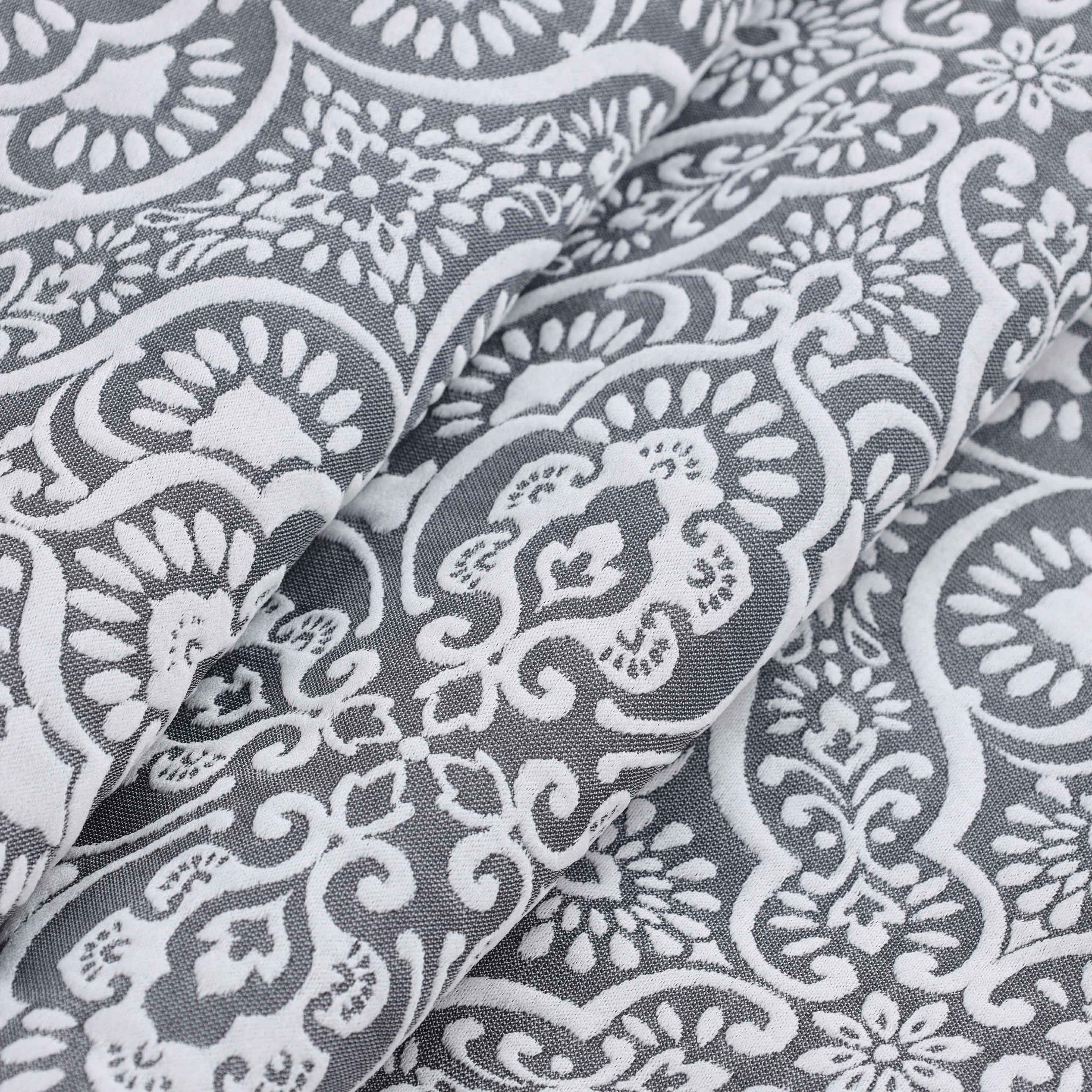 Enzy Medium Weight Floral Matelasse 3 Piece Bedspread Pillow Sham Set - Bedspread by Superior Brand