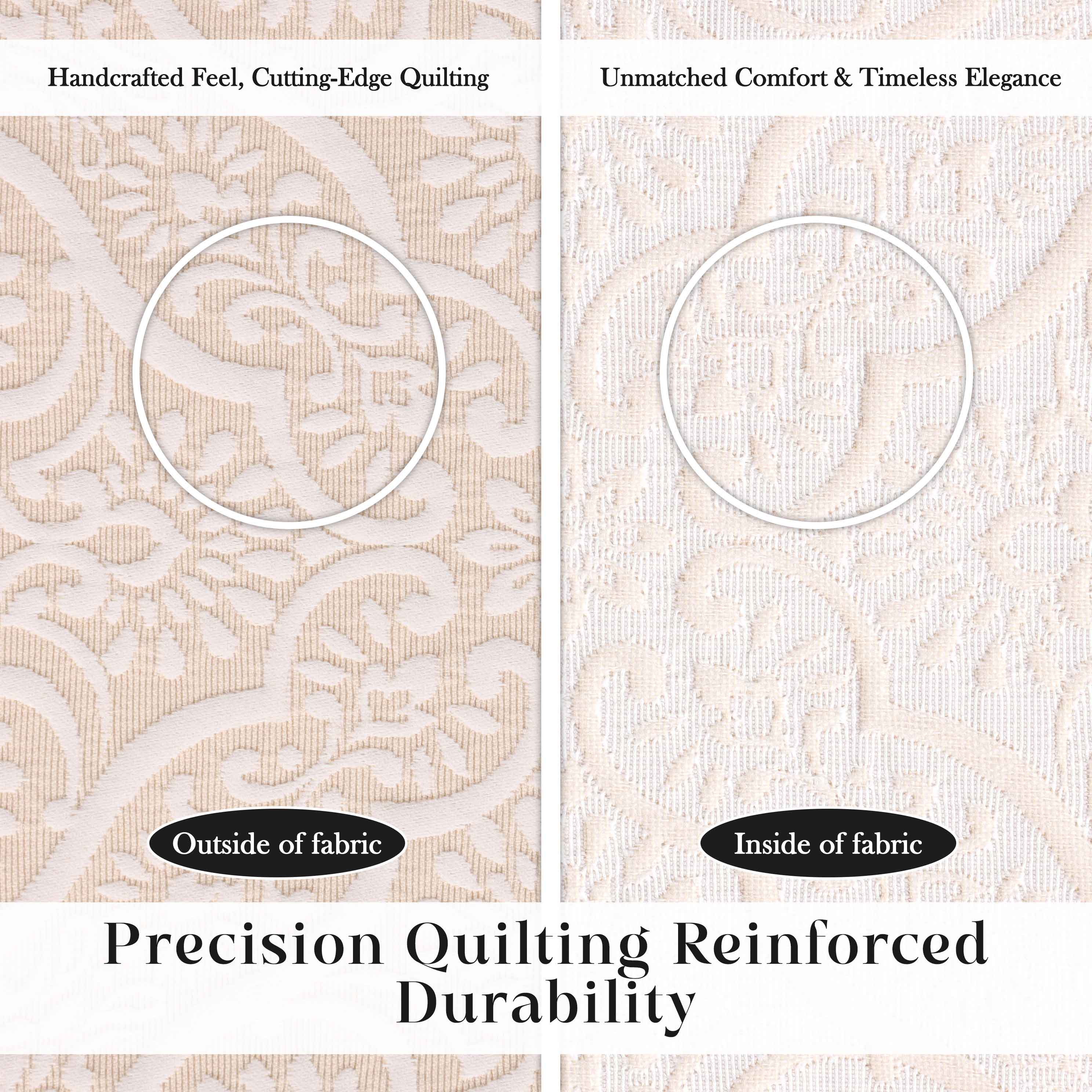 Enzy Medium Weight Floral Matelasse 3 Piece Bedspread Pillow Sham Set - Bedspread by Superior Brand