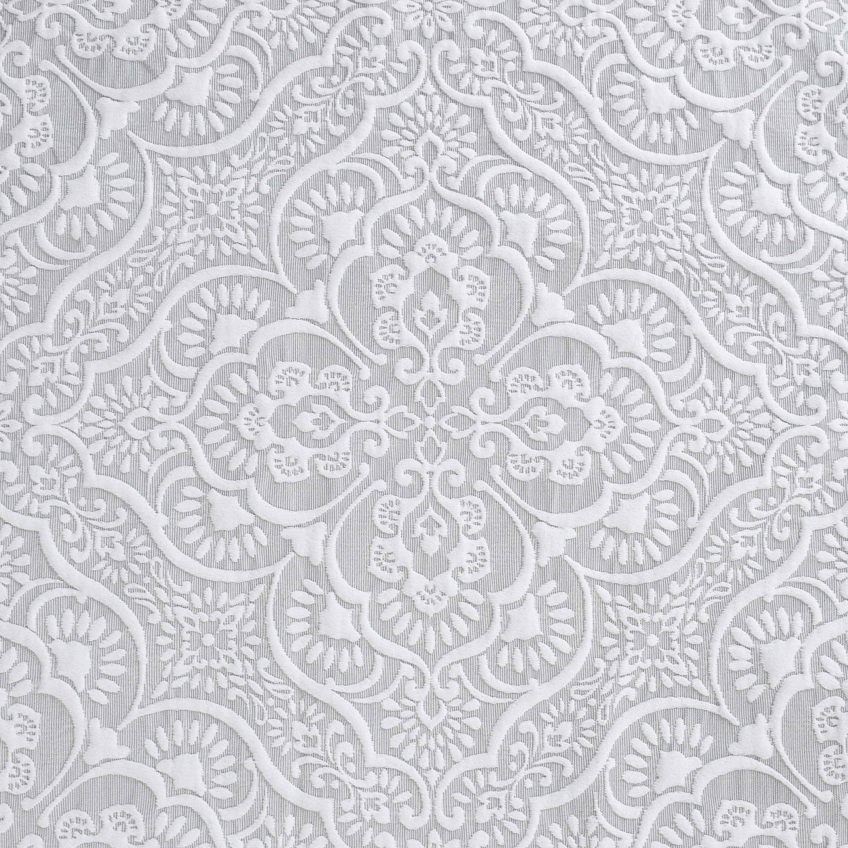 Enzy Medium Weight Floral Matelasse 3 Piece Bedspread Pillow Sham Set - Bedspread by Superior Brand