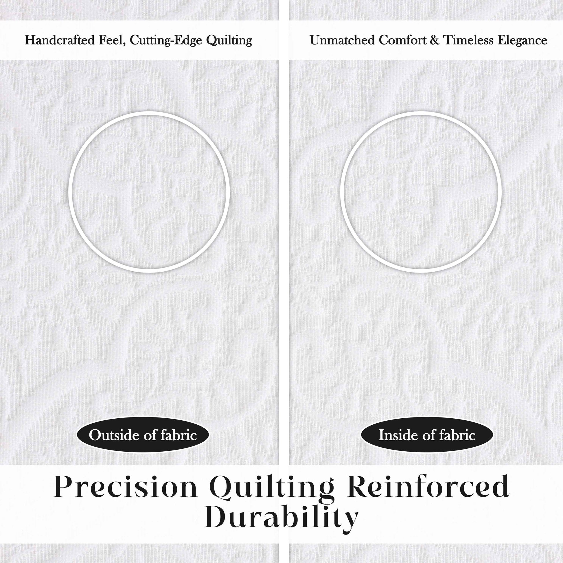 Enzy Medium Weight Floral Matelasse 3 Piece Bedspread Pillow Sham Set - Bedspread by Superior Brand