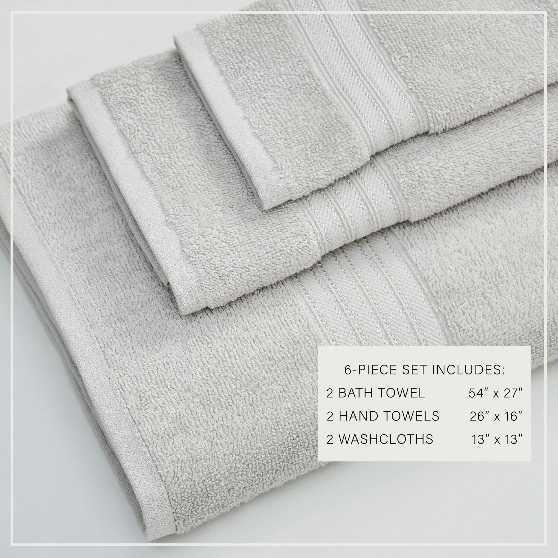 Cotton Terry Bath Towel Set - Cooper Collection - Best Buy Furniture