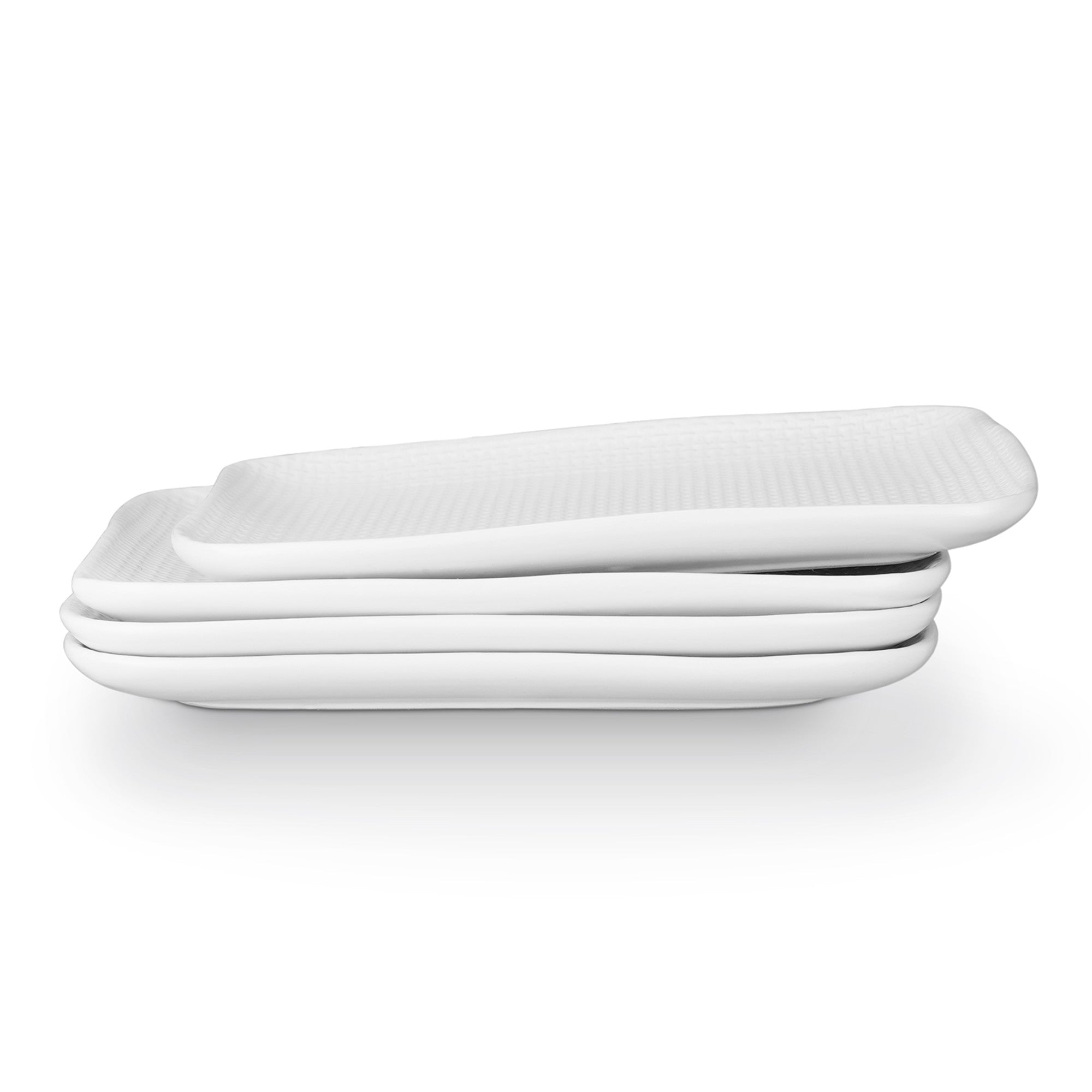 Olivia Stoneware Salad Plate - White