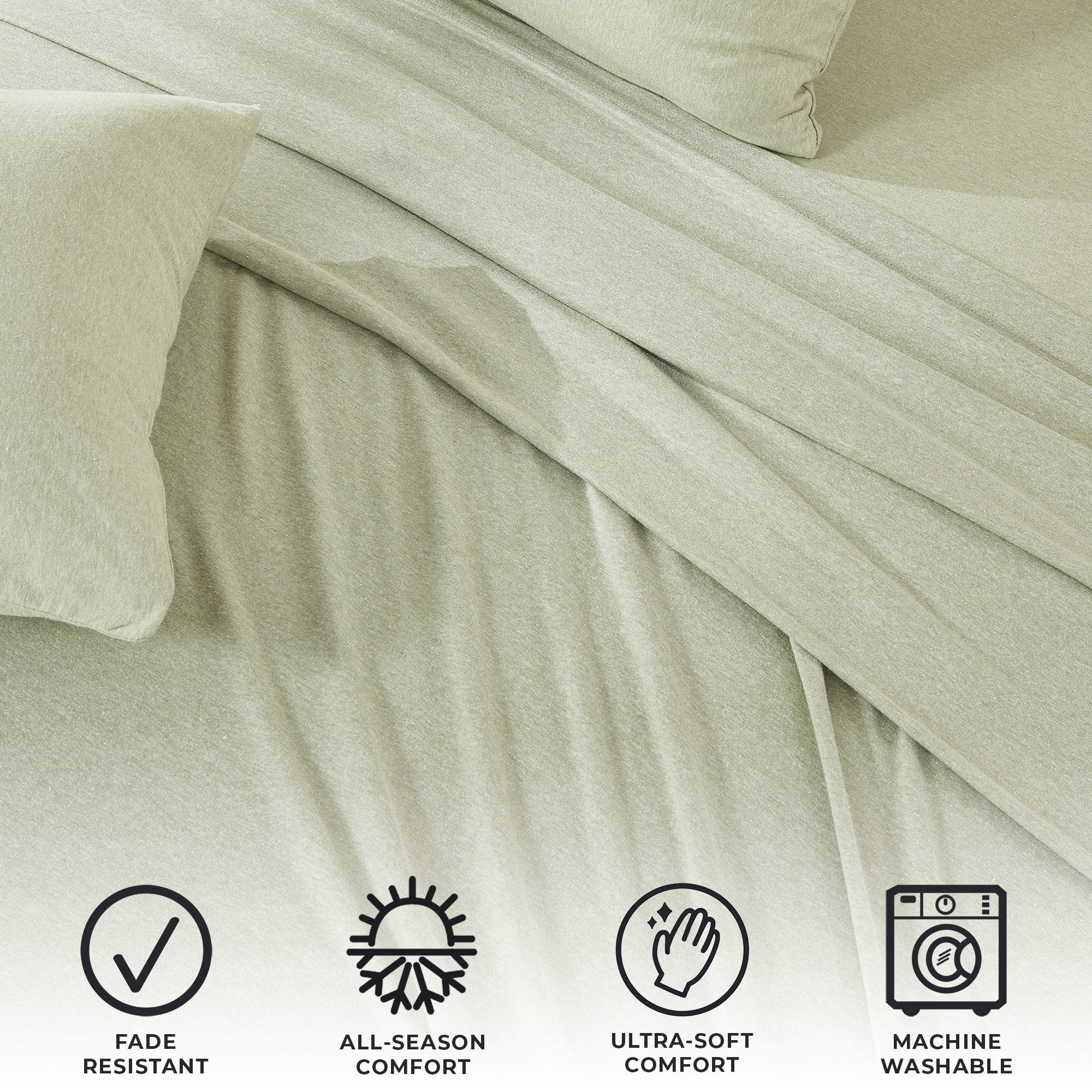 4-Piece Jersey Sheet - Carmen Collection - Best Buy Furniture