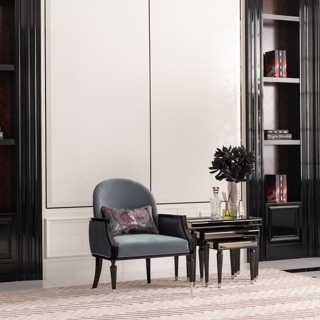 La Francaise - Nesting Tables (Set of 3) - Black Ice