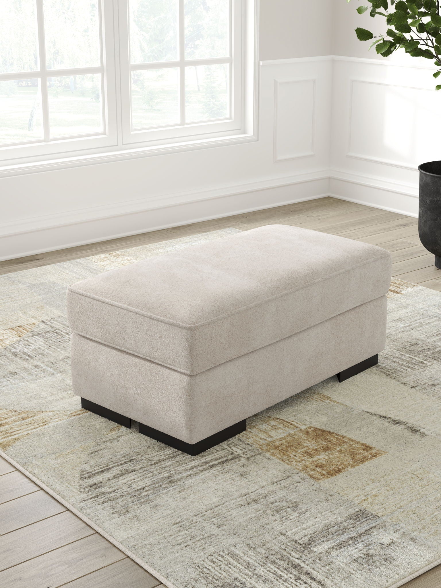 High Profile - Ottoman - Taupe - Best Buy Furniture