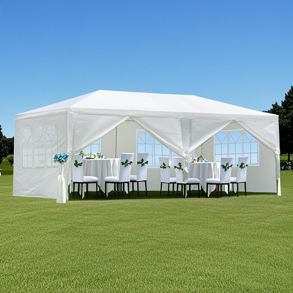 10X20' Outdoor Garden Gazebo Wedding Party Tent Canopy Marquee With Removable Sidewalls - Best Buy Furniture