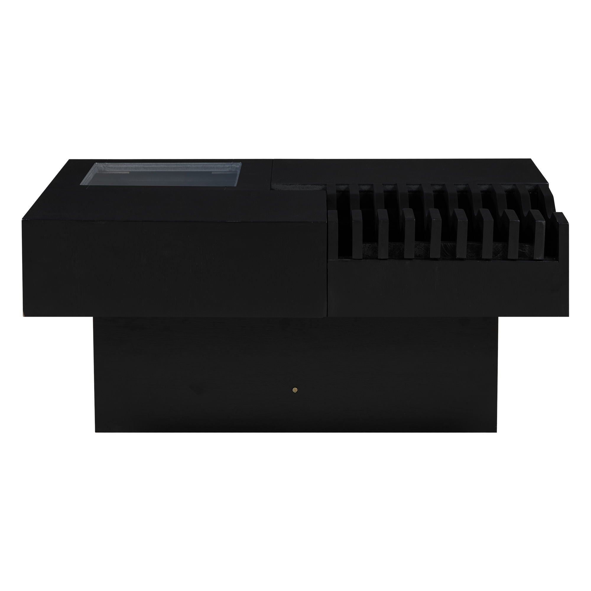 Unique Square Coffee Table With 3 Drawers