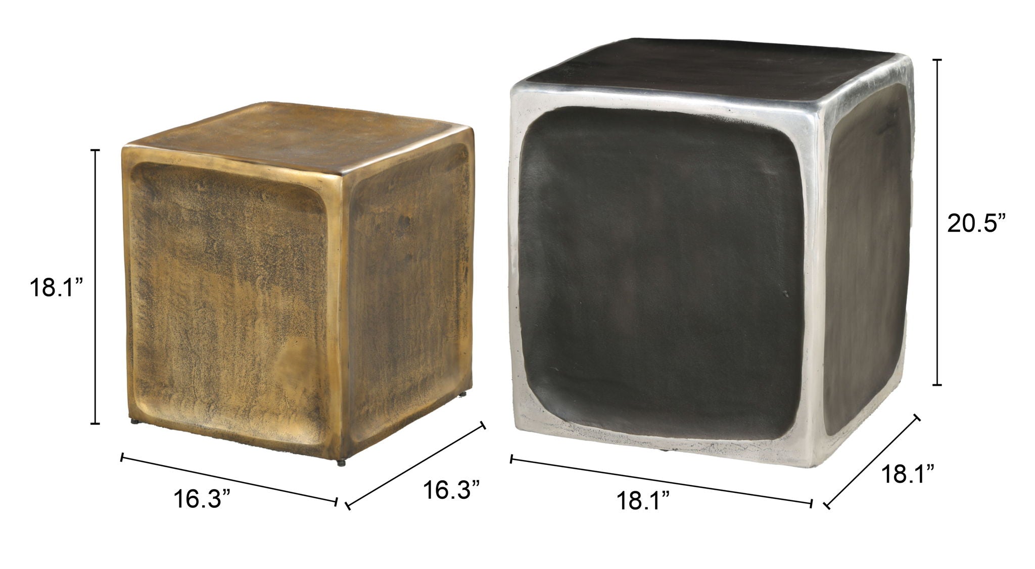 Brics - Side Tables (Set of 2) - Multicolor