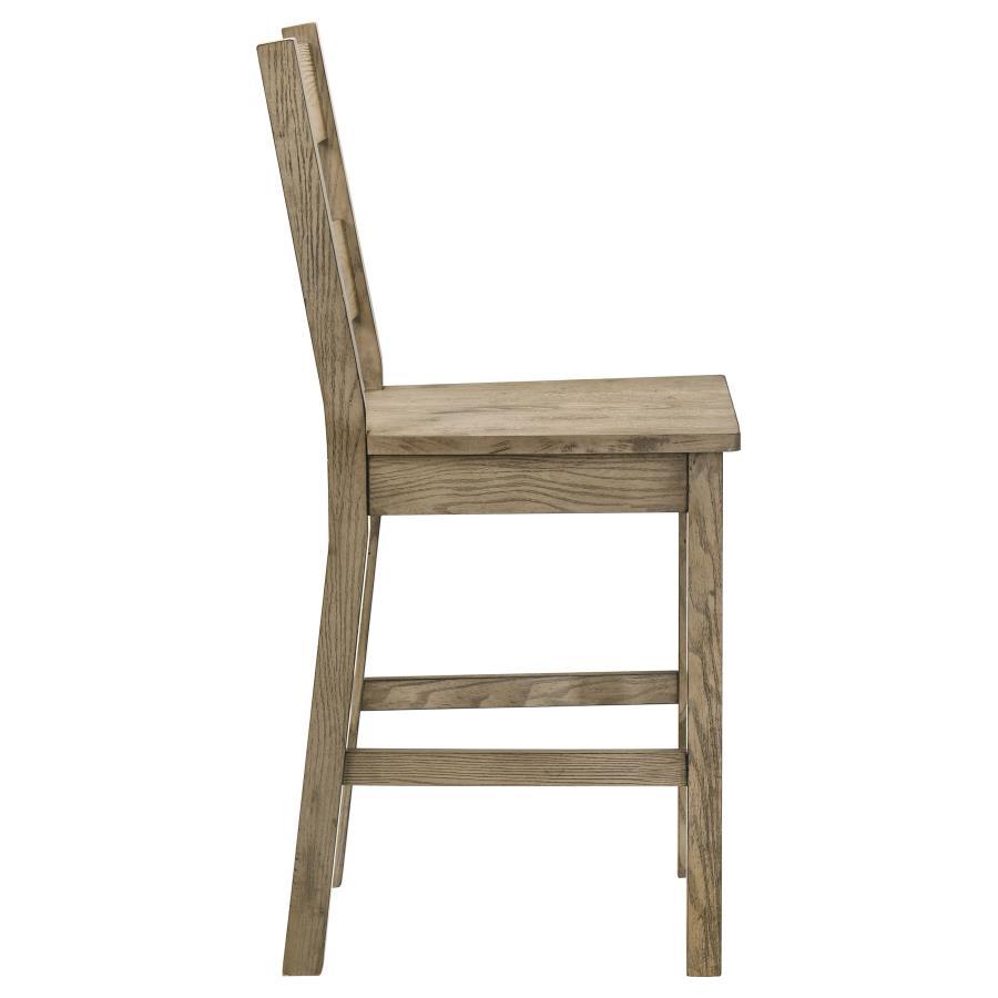Cardova - 5 Piece Counter Height Dining Table Set - Vineyard Oak