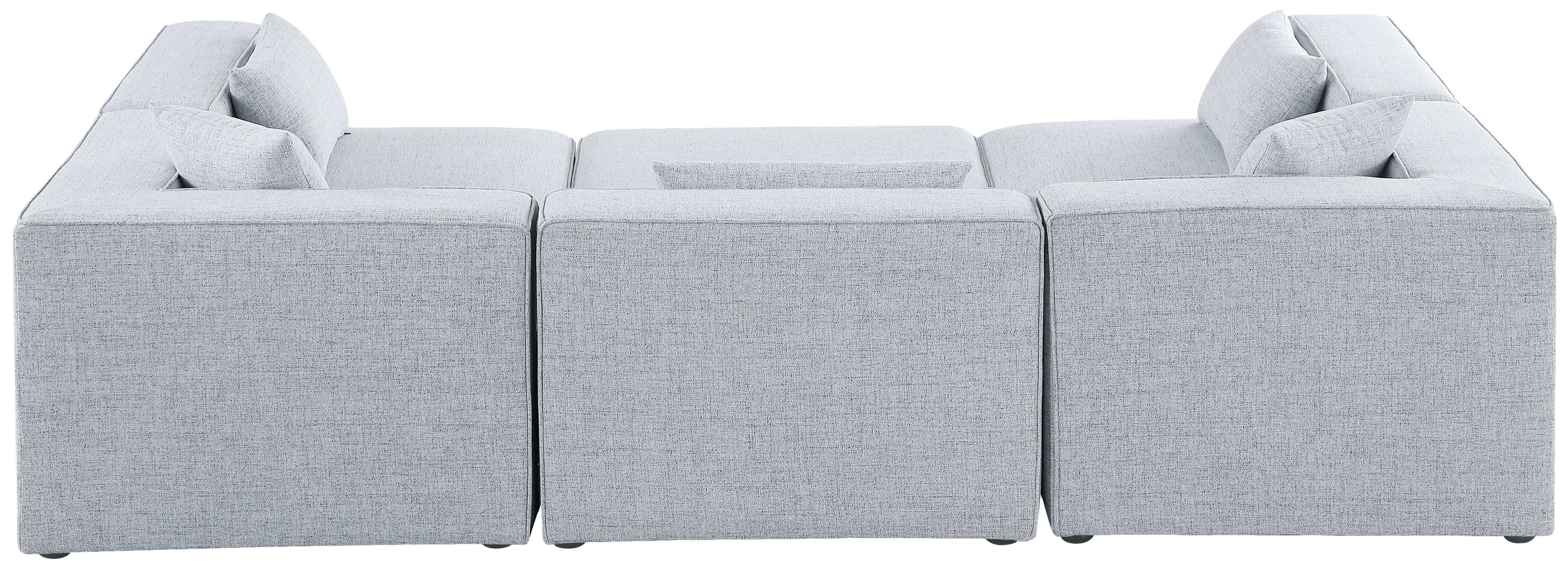 Cube - Linen 6 Piece Modular Sectional