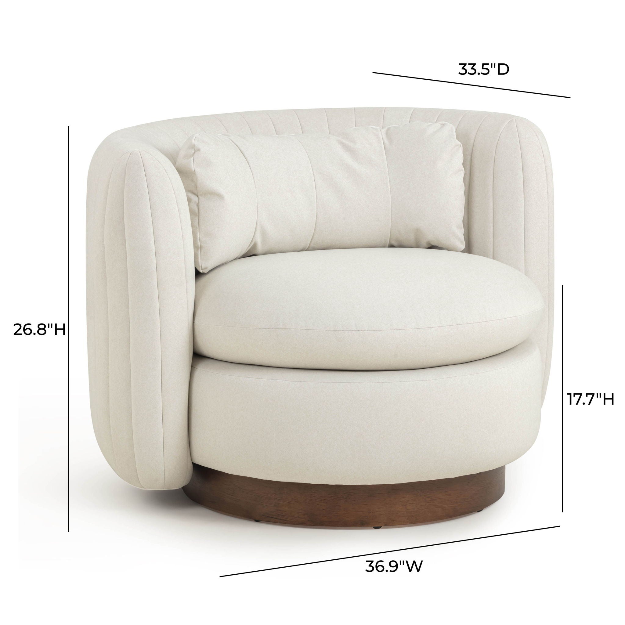 Nura - Swivel Accent Chair