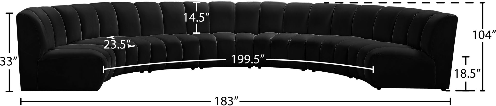 Infinity - 7 Piece Modular Sectional