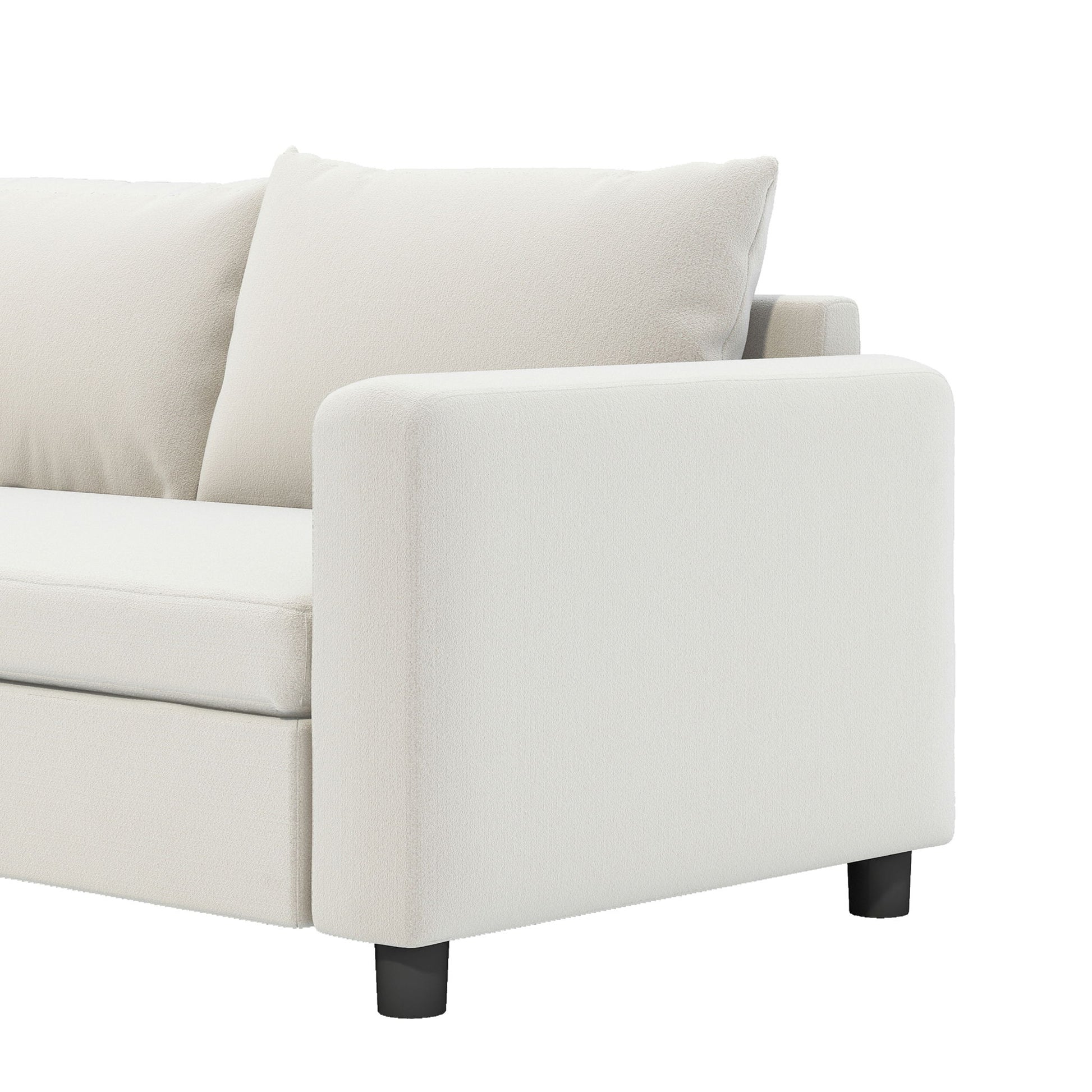 Modular Sectional Reversible U Shaped Couch Set, Free Combination Minimalist Style, Oversized 8 Seat Convertible Sofa - Best Buy Furniture