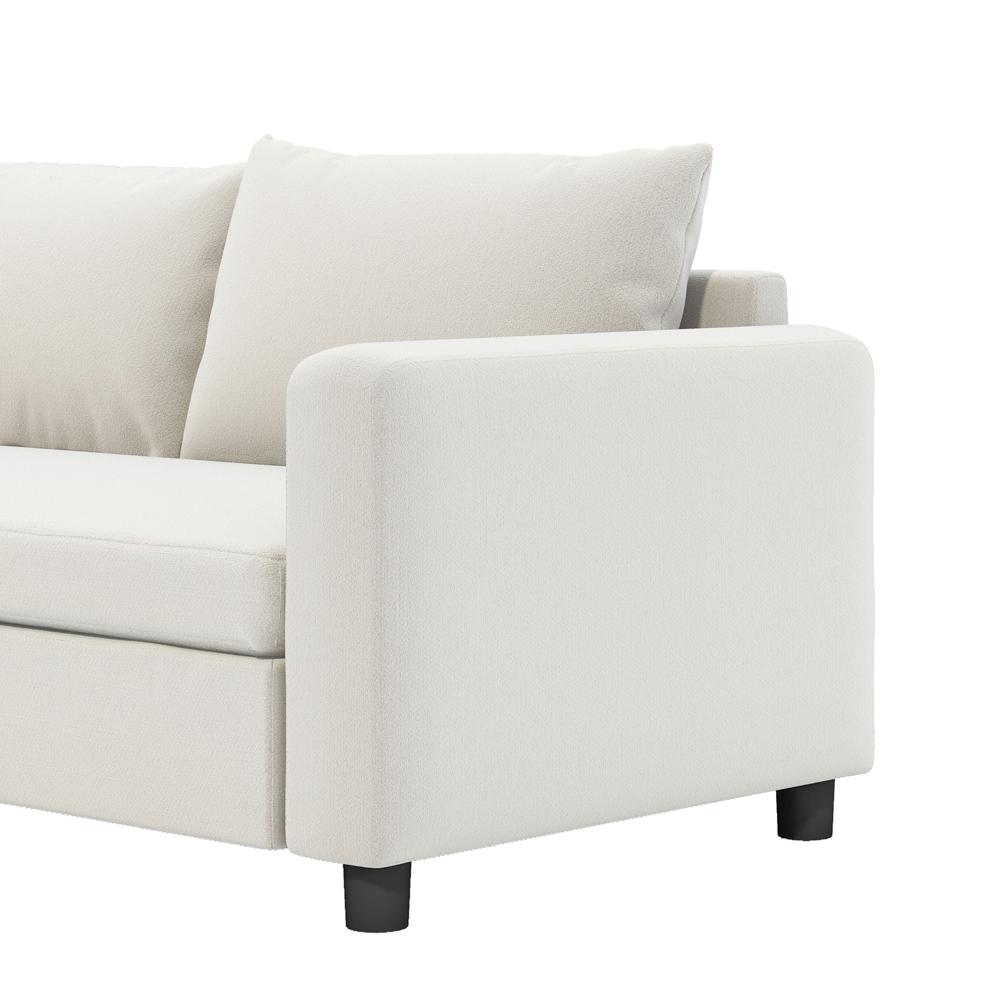 Modular Sectional Reversible U Shaped Couch Set, Free Combination Minimalist Style, Oversized 8 Seat Convertible Sofa - Best Buy Furniture