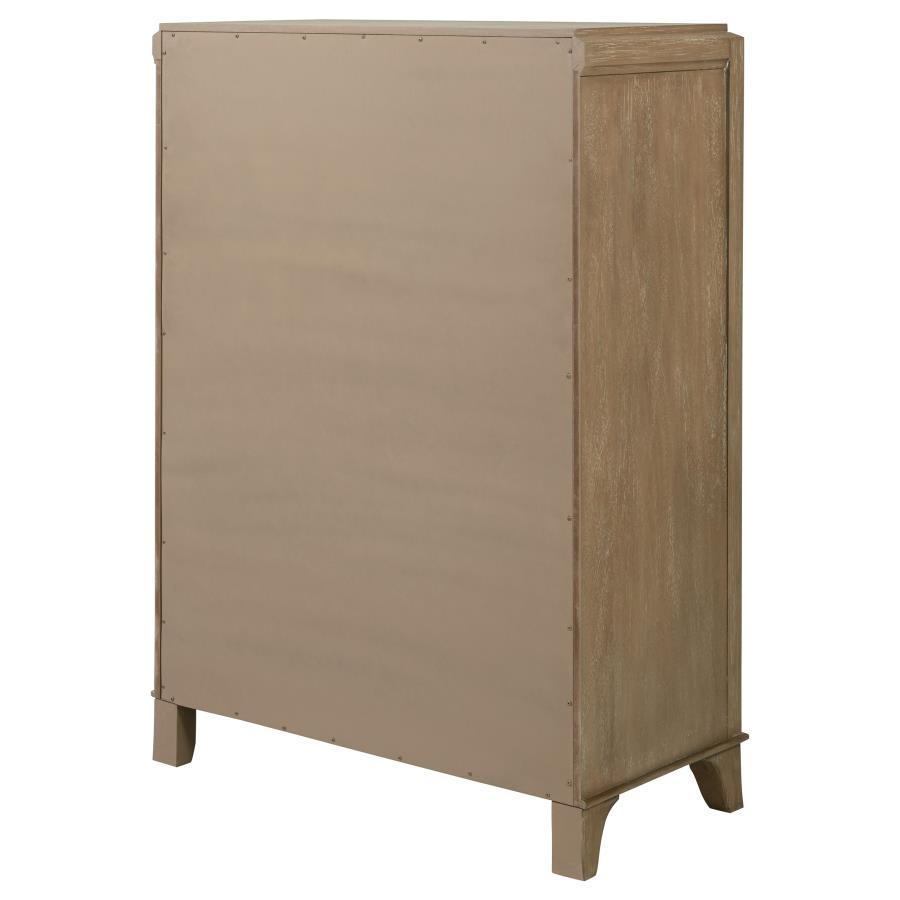 Revello - 6-Drawer Bedroom Chest Of Drawers - Washed Mango - Best Buy Furniture