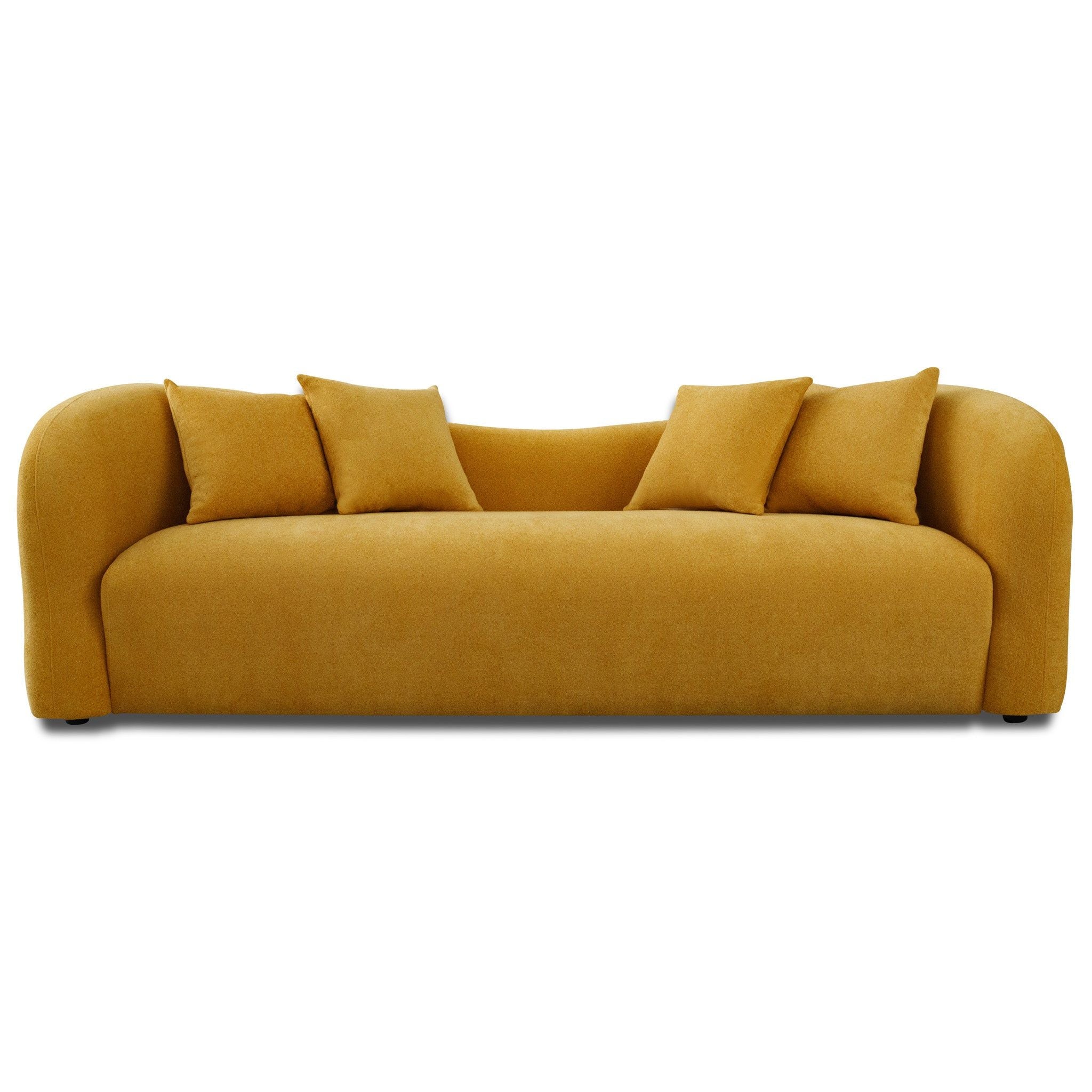 Mason - Mid Century Modern Luxury Tight Back Curvy Couch