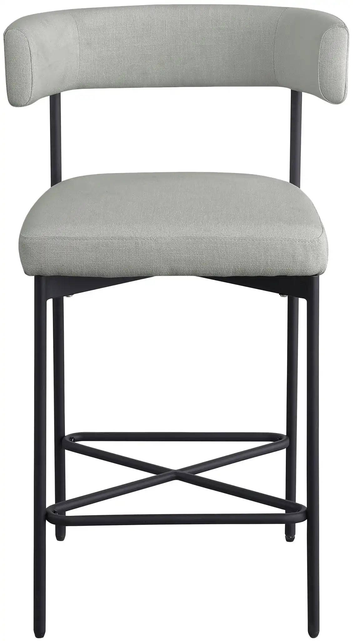 Rivage - Durable Stool With Black Frame (Set of 2)