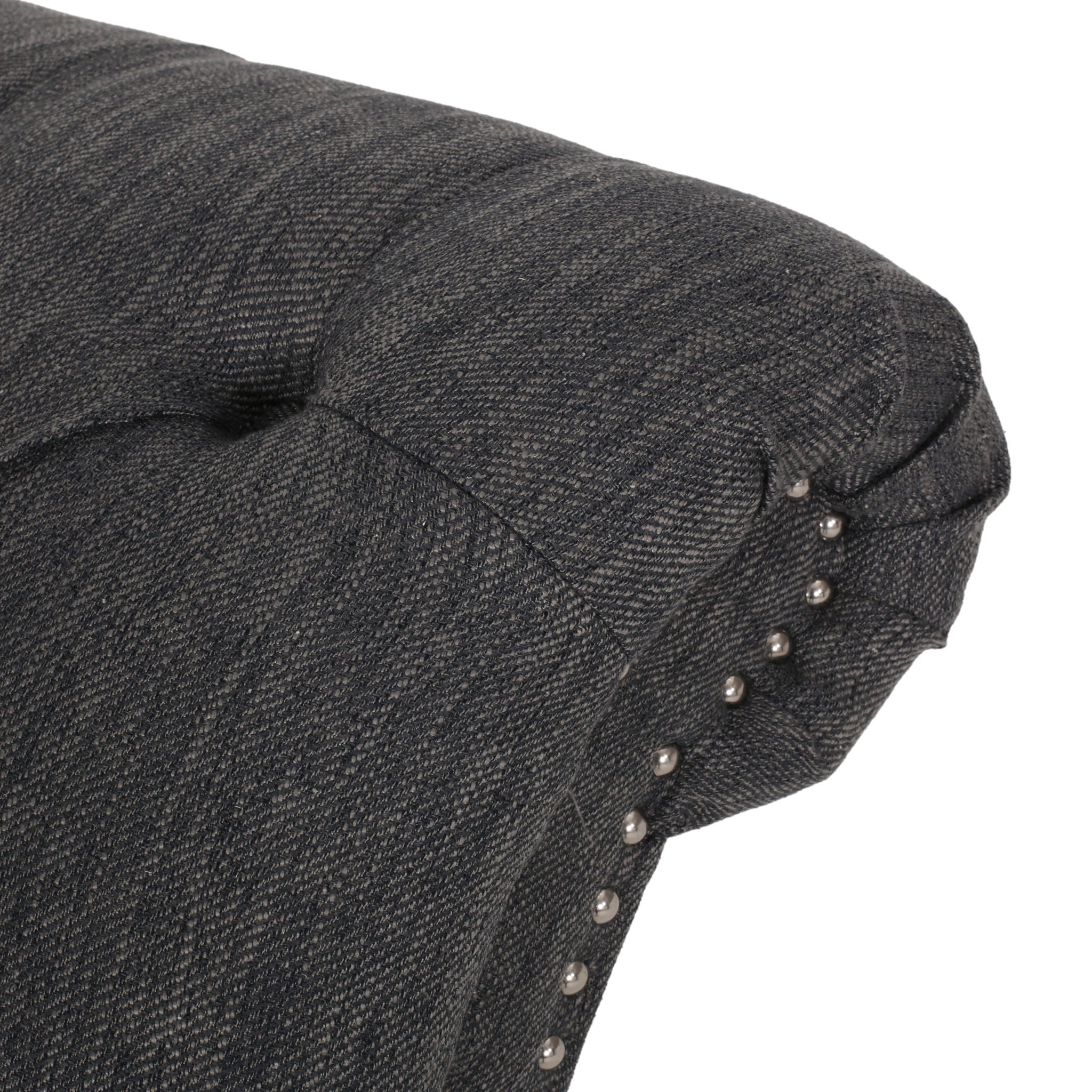 Chaise Lounge With Button Tufted Diamon Stitch