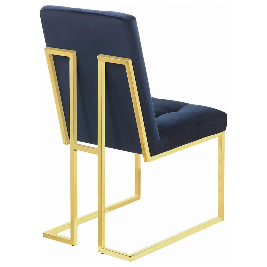 Cisco - Velvet Upholstered Dining Side Chair (Set of 2)