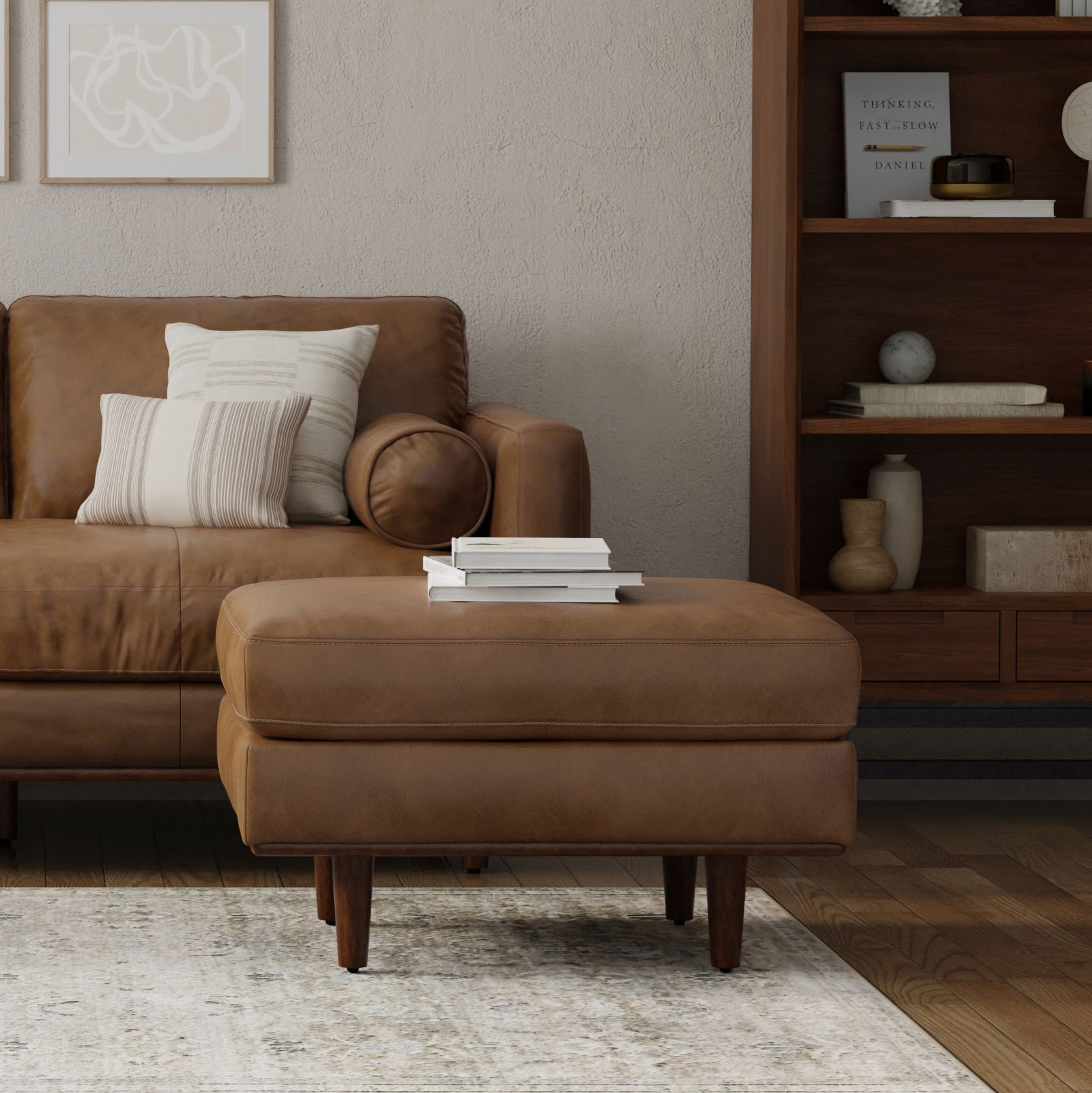 Morrison - Handcrafted Ottoman - Best Buy Furniture