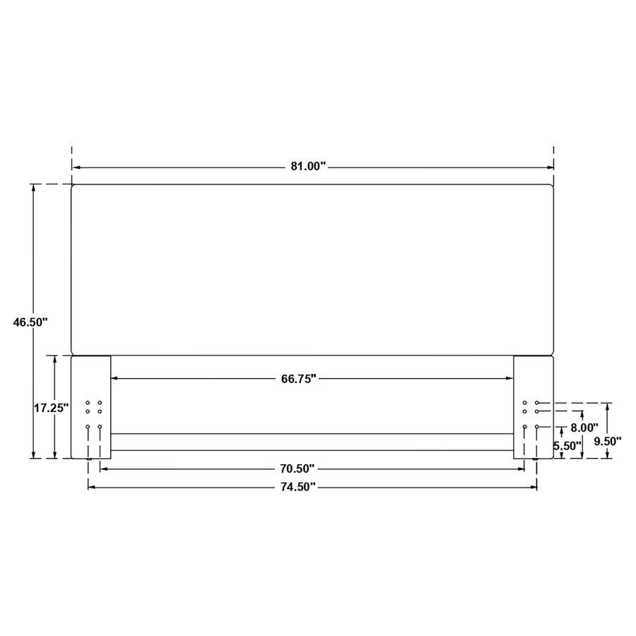 Izzy - Upholstered Panel Headboard