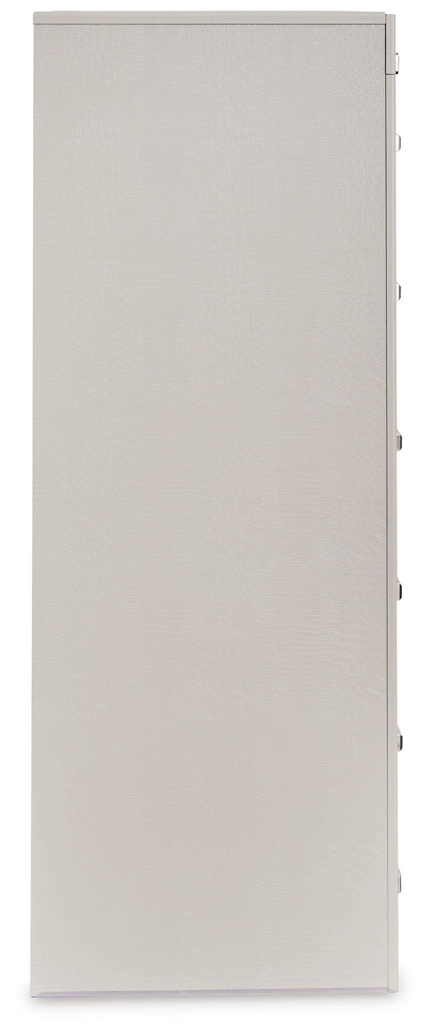 Zyniden - Five Drawer Chest - Silver
