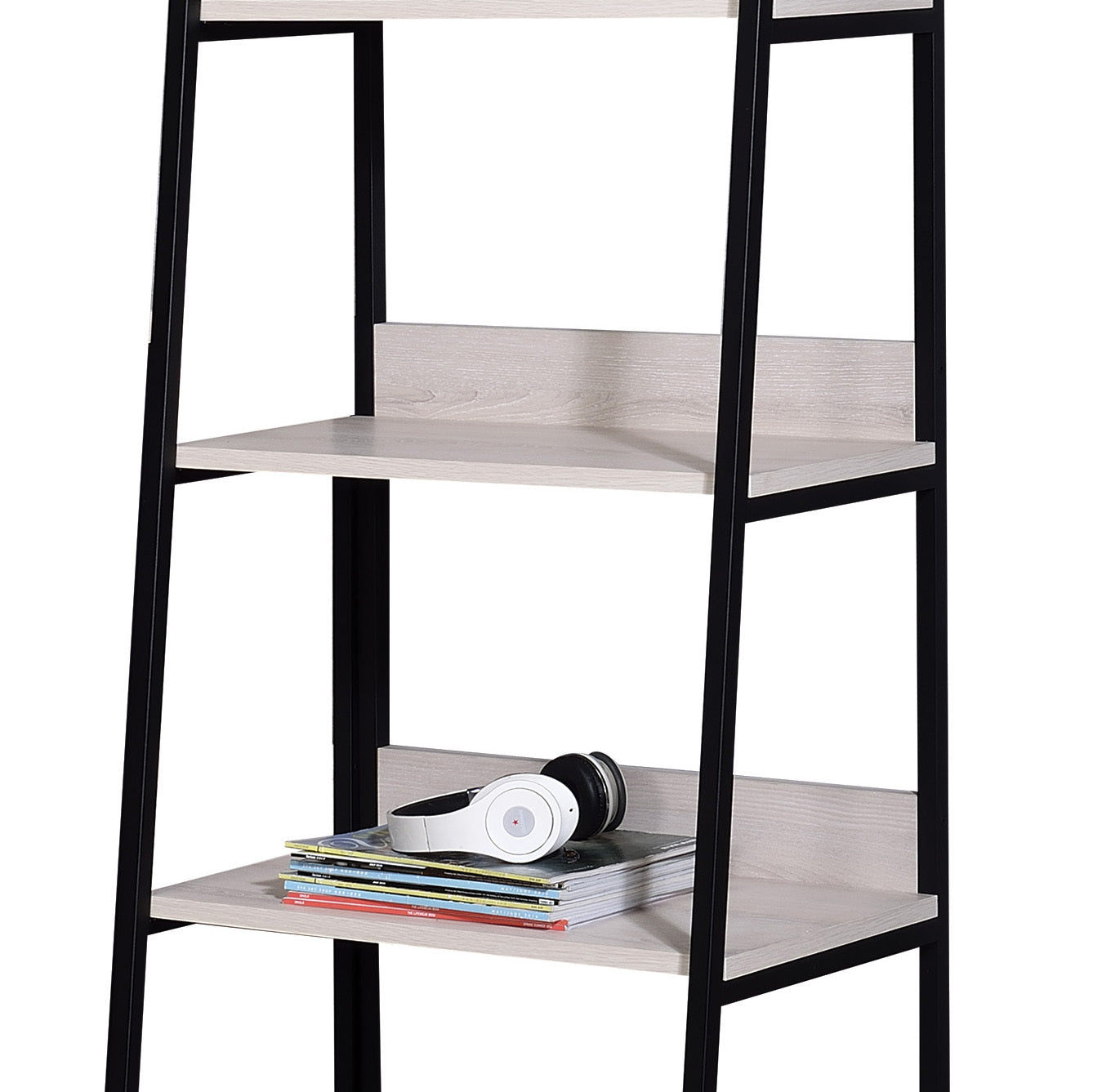 Wendral Natural & Black Finish 24"W Bookshelf