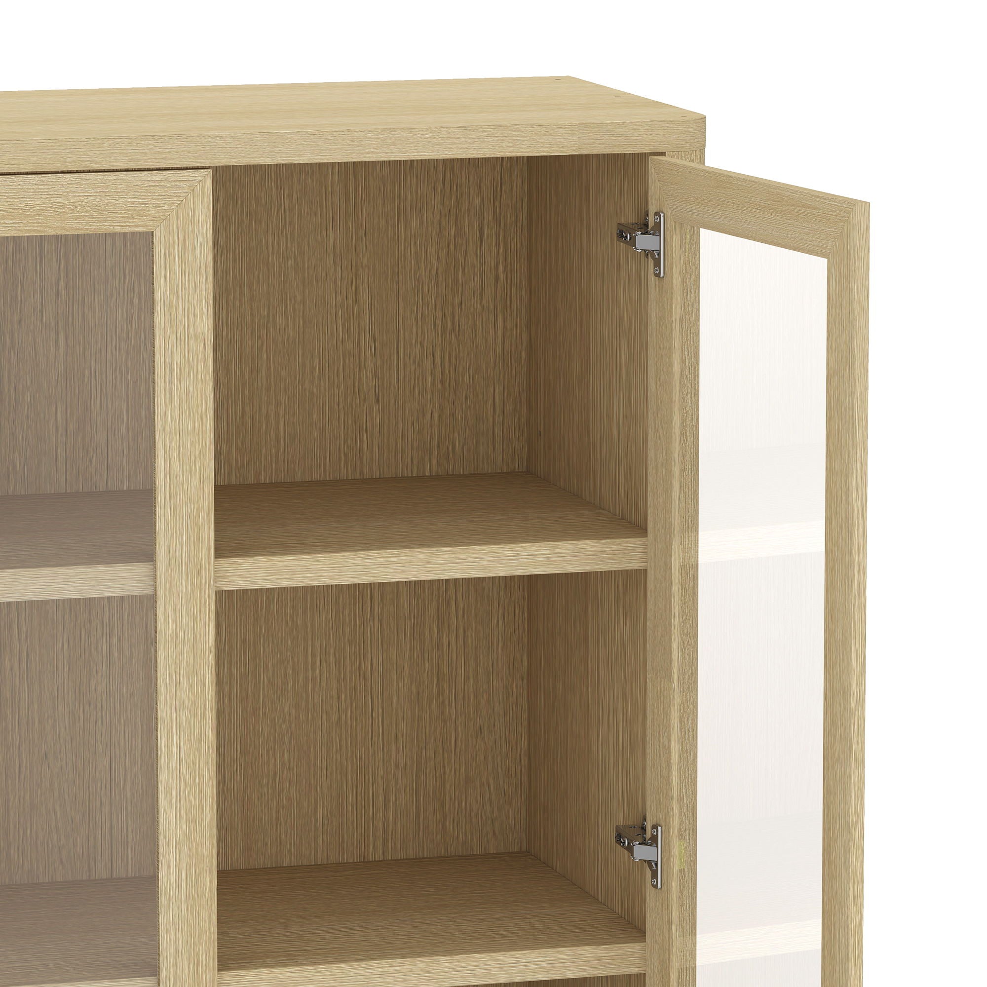 Rivington - Bookcase Cabinet With Glass Doors