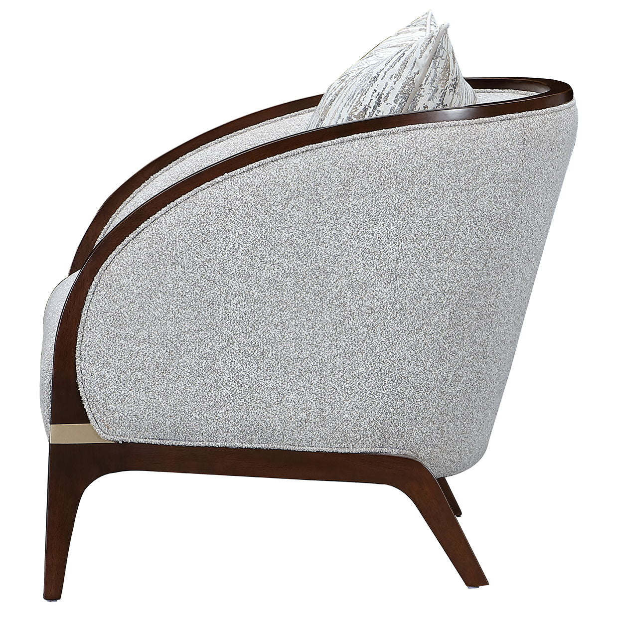 Houston - Matching Chair - Pebble / Walnut