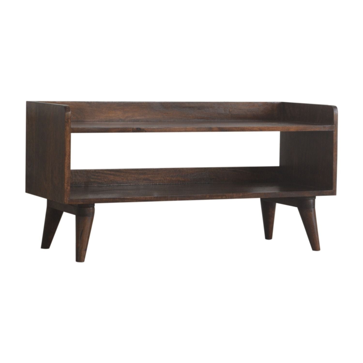 Nordic Storage Bench - Walnut - Best Buy Furniture