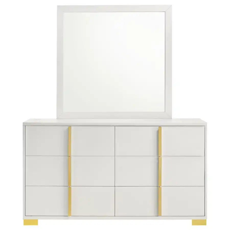 Marceline - 6-Drawer Dresser With Mirror