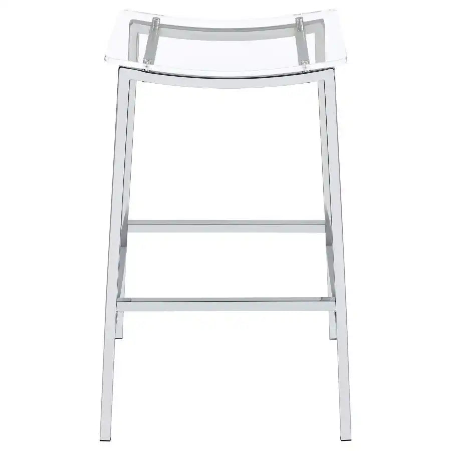 Jovani - Acrylic Backless Bar Stools (Set of 2)