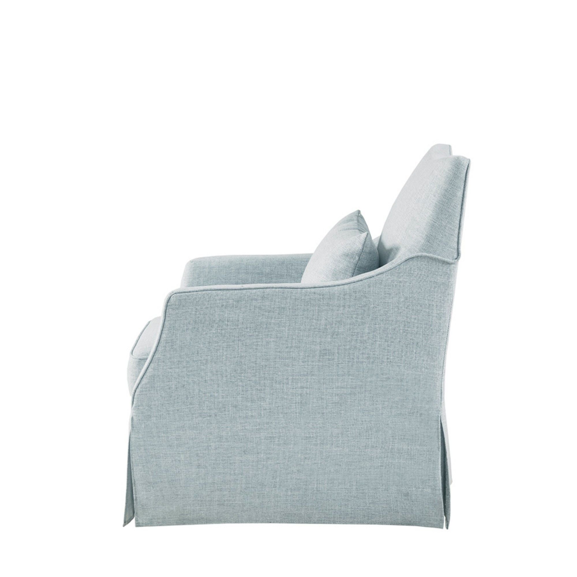 Traditional Design London Skirted Swivel Chair - Best Buy Furniture
