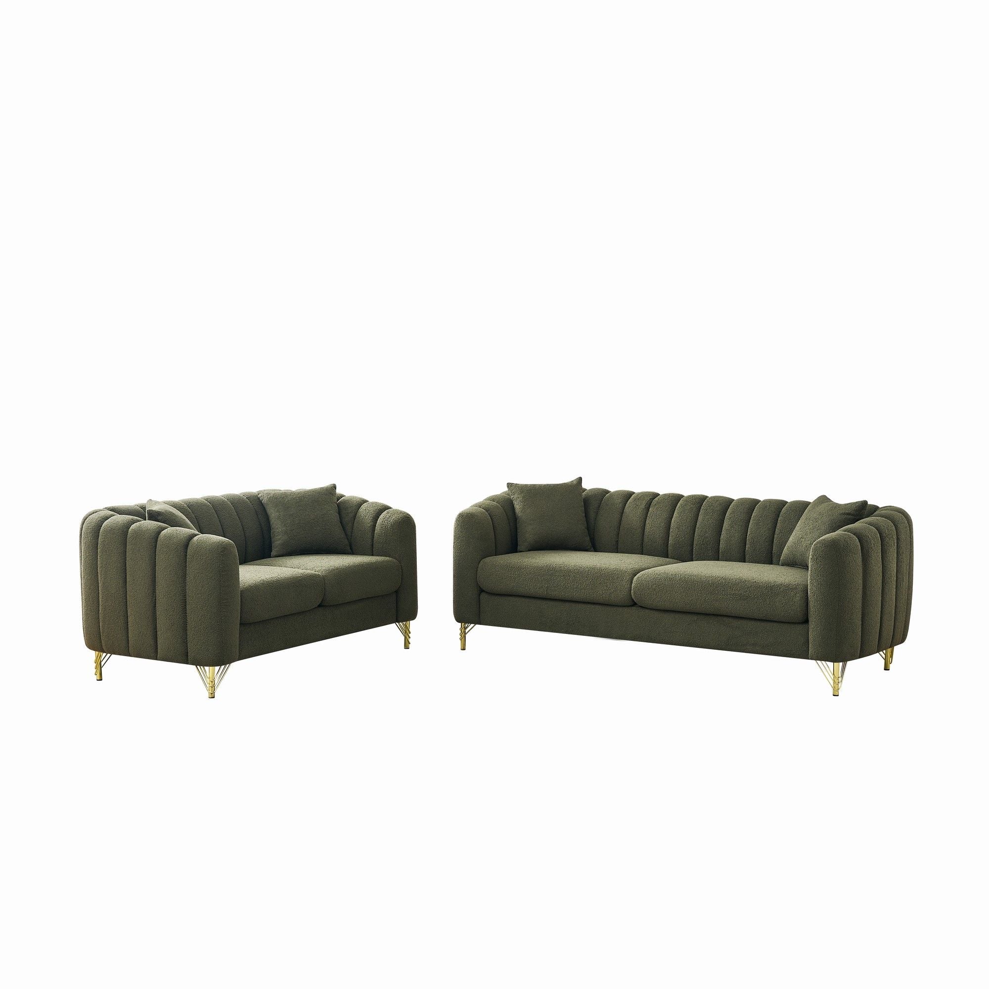 Oversized Sofa, Deep Tufted Couch