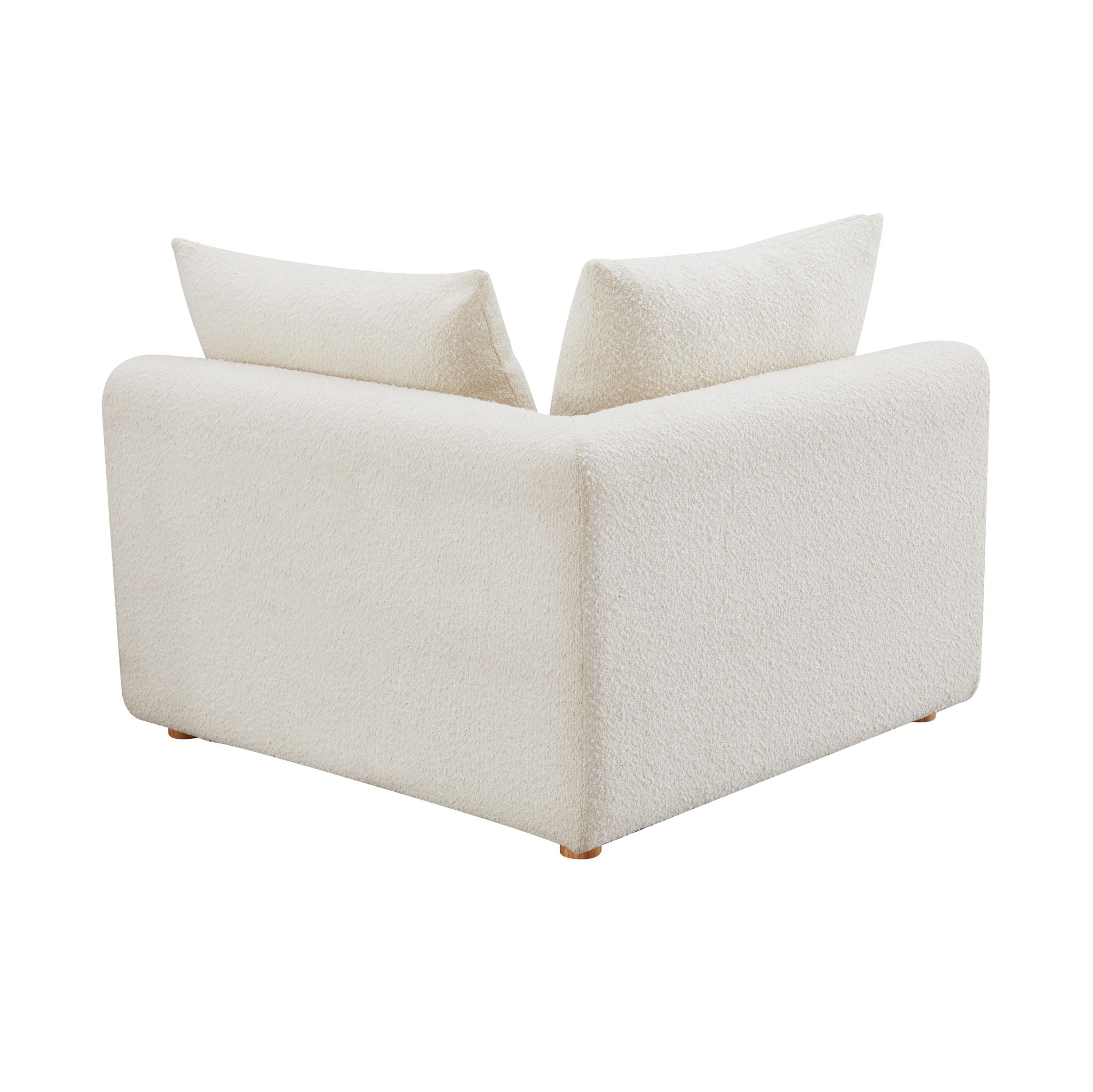 Hangover - Boucle Modular Corner Chair - Cream