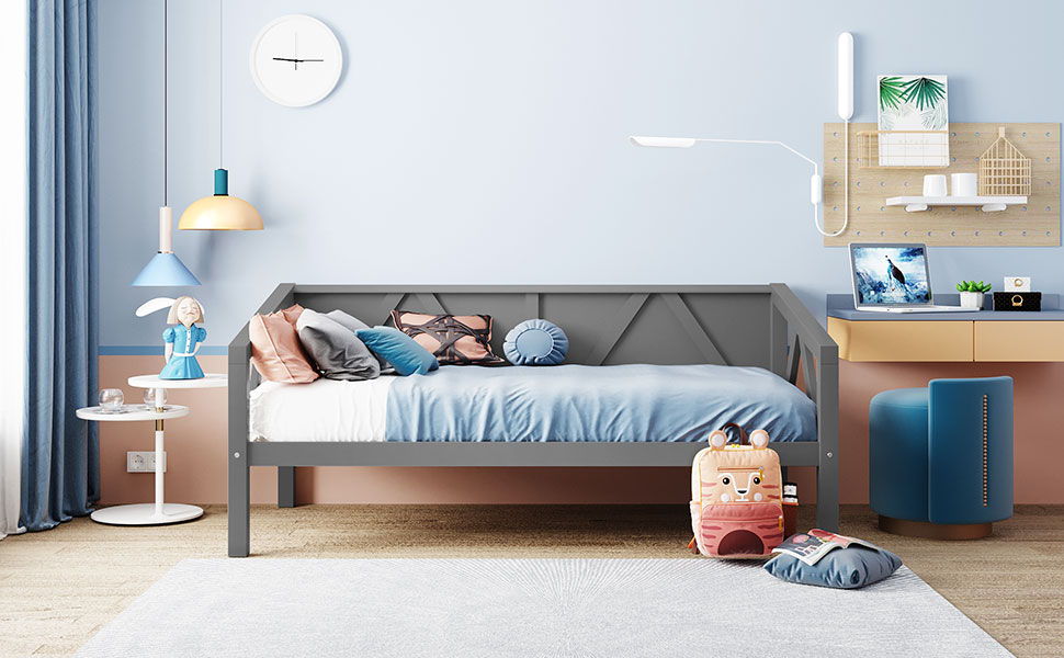 Elegant Design Daybed With Slat Support