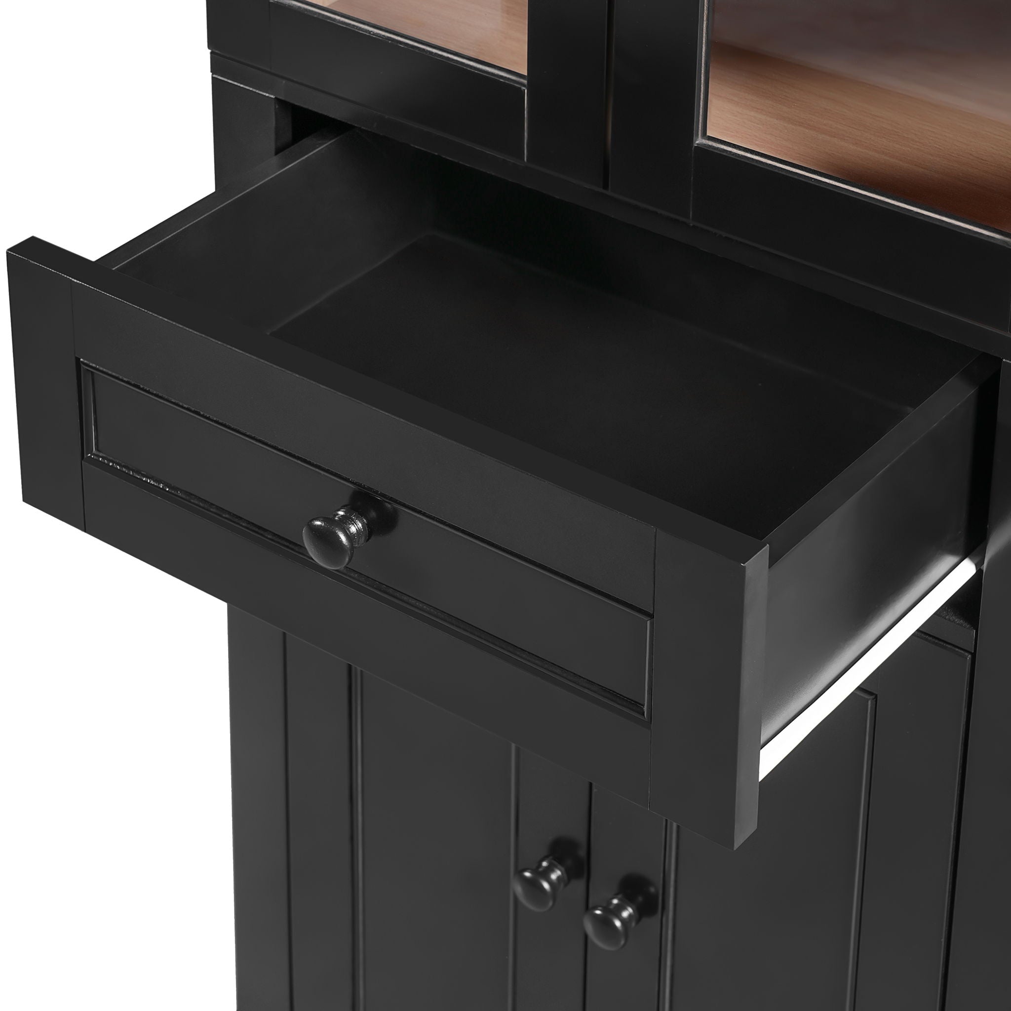 Bathroom Storage Cabinet, Adjustable Shelves & Drawer, Freestanding Linen Tower