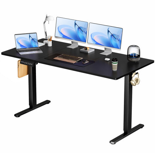 Adjustable Electric Standing Desk, 63 x 24 Inch, 3 Memory Presets
