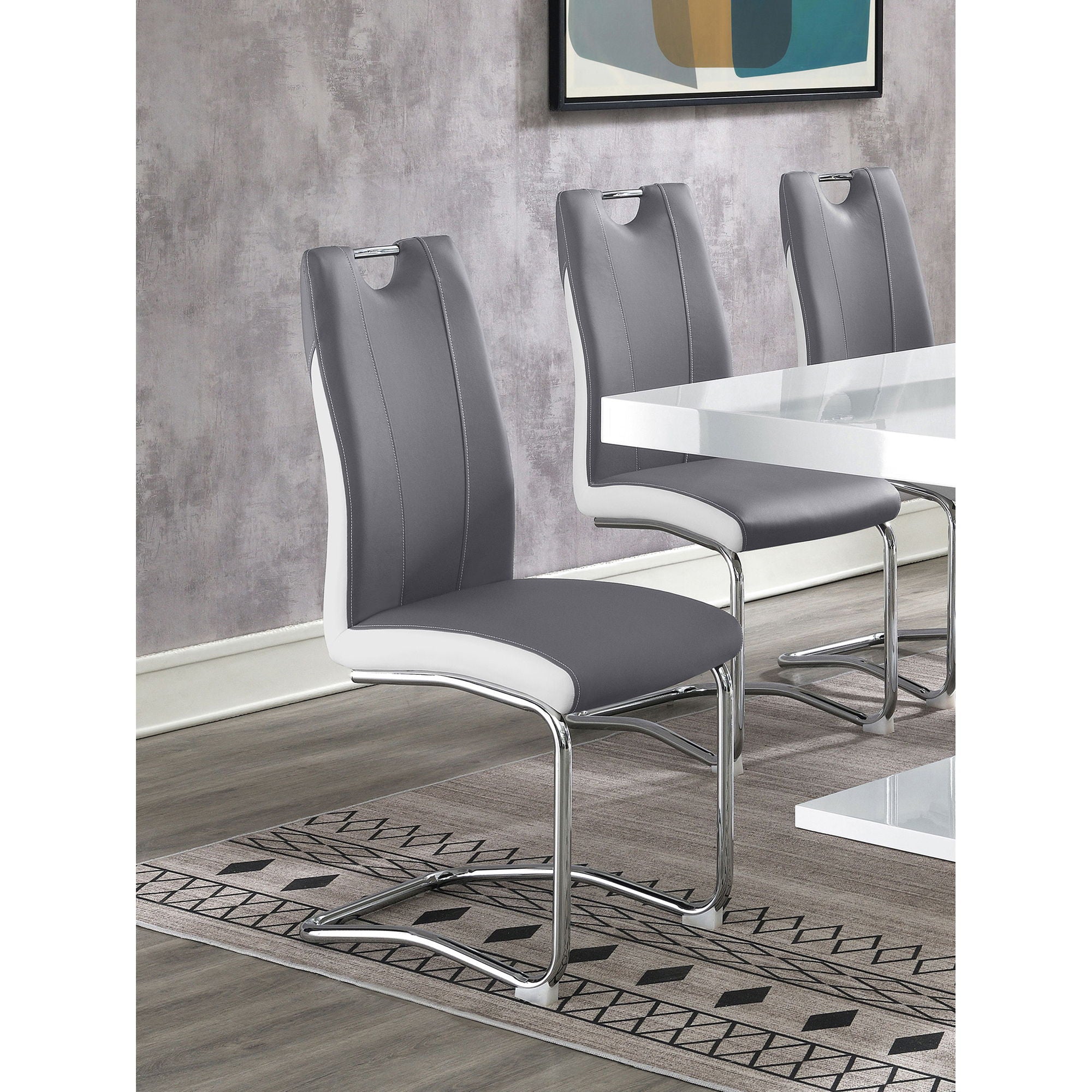 Jernigan - Upholstered Dining Side Chair (Set of 4) - Gray