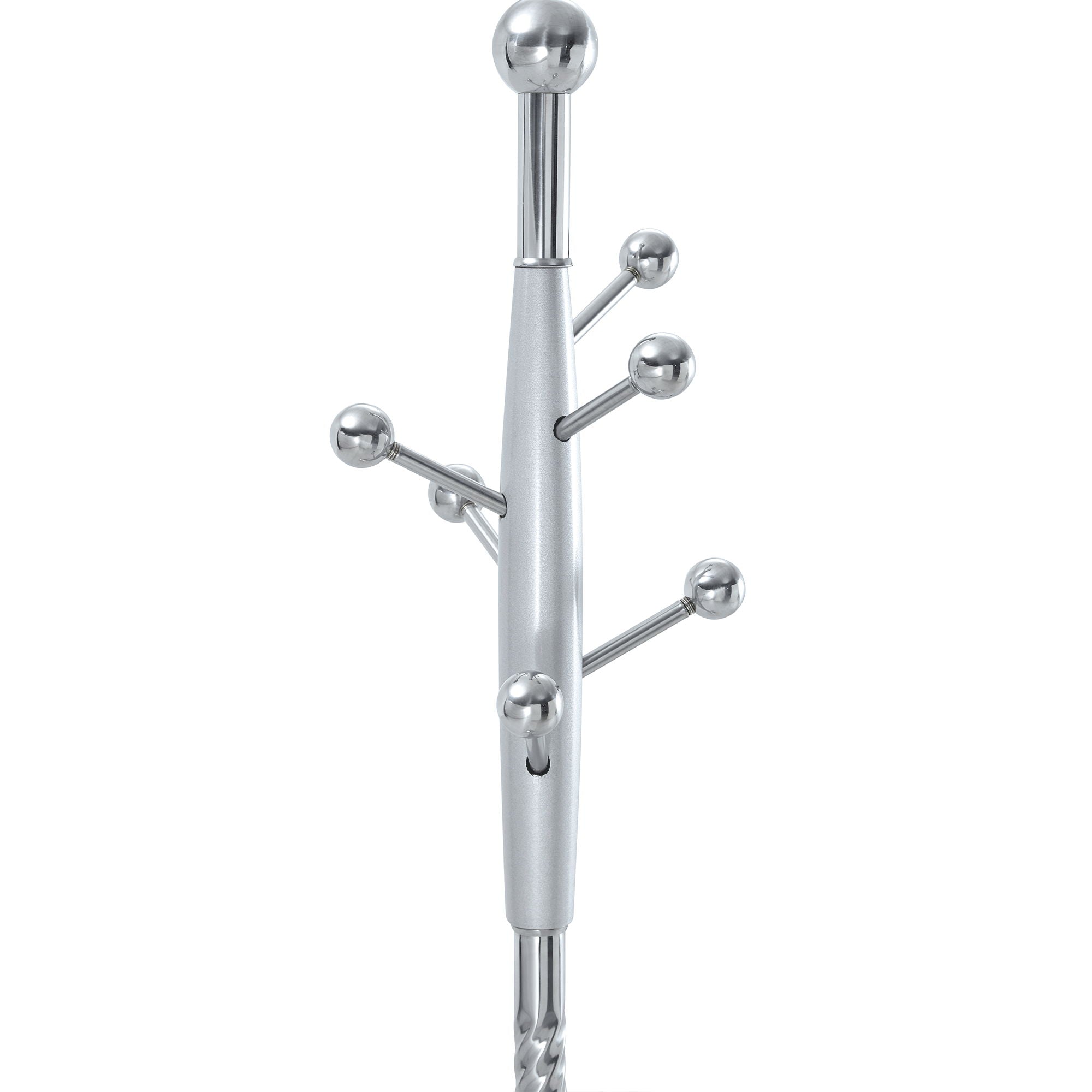Modern Stainless Steel Spray Painted Hanger With Solid Wood Reinforcement
