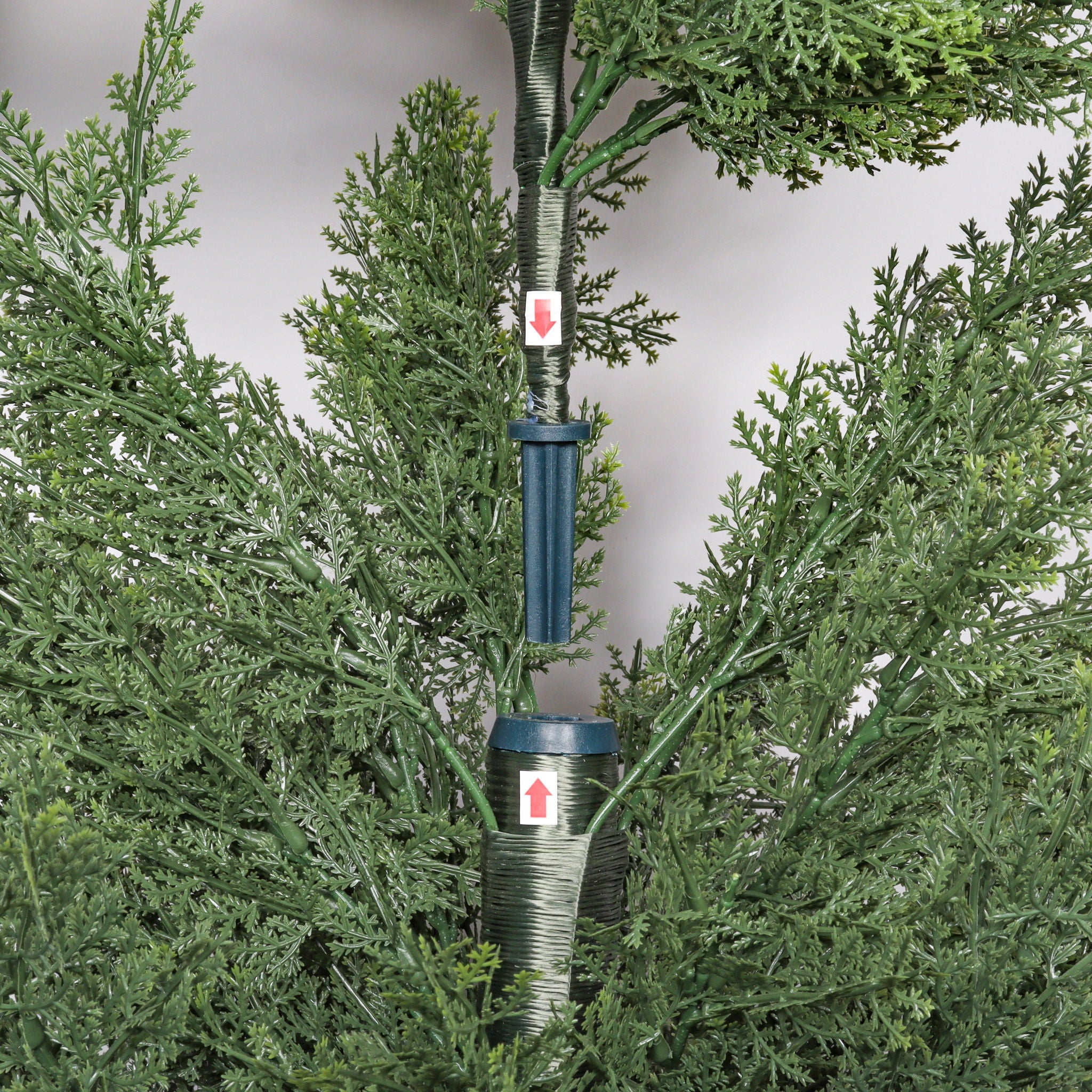 Realistic Artificial Cypress Tree, UV Resistant Indoor / Outdoor Topiary Plant For Decoration - Green Leaves