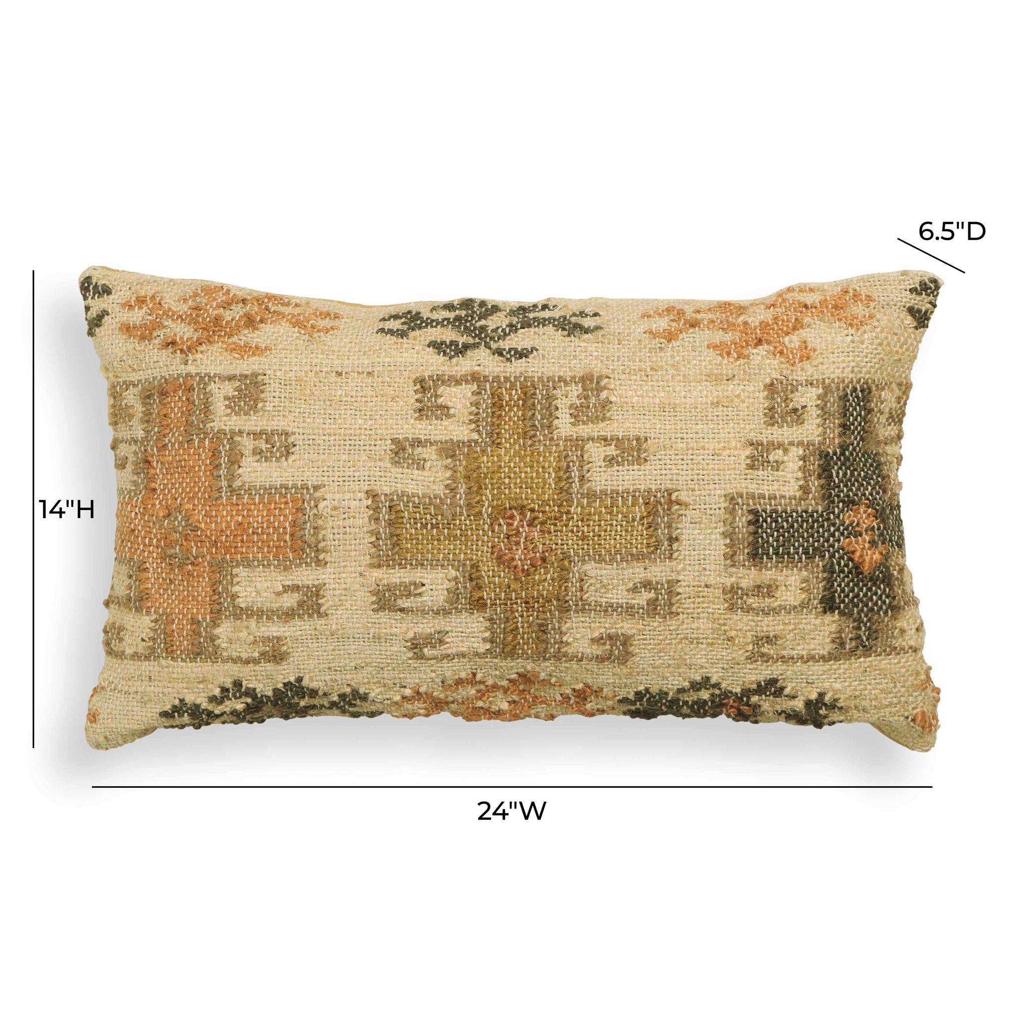 Sephine - Cotton Rectangular Accent Pillow - Multi