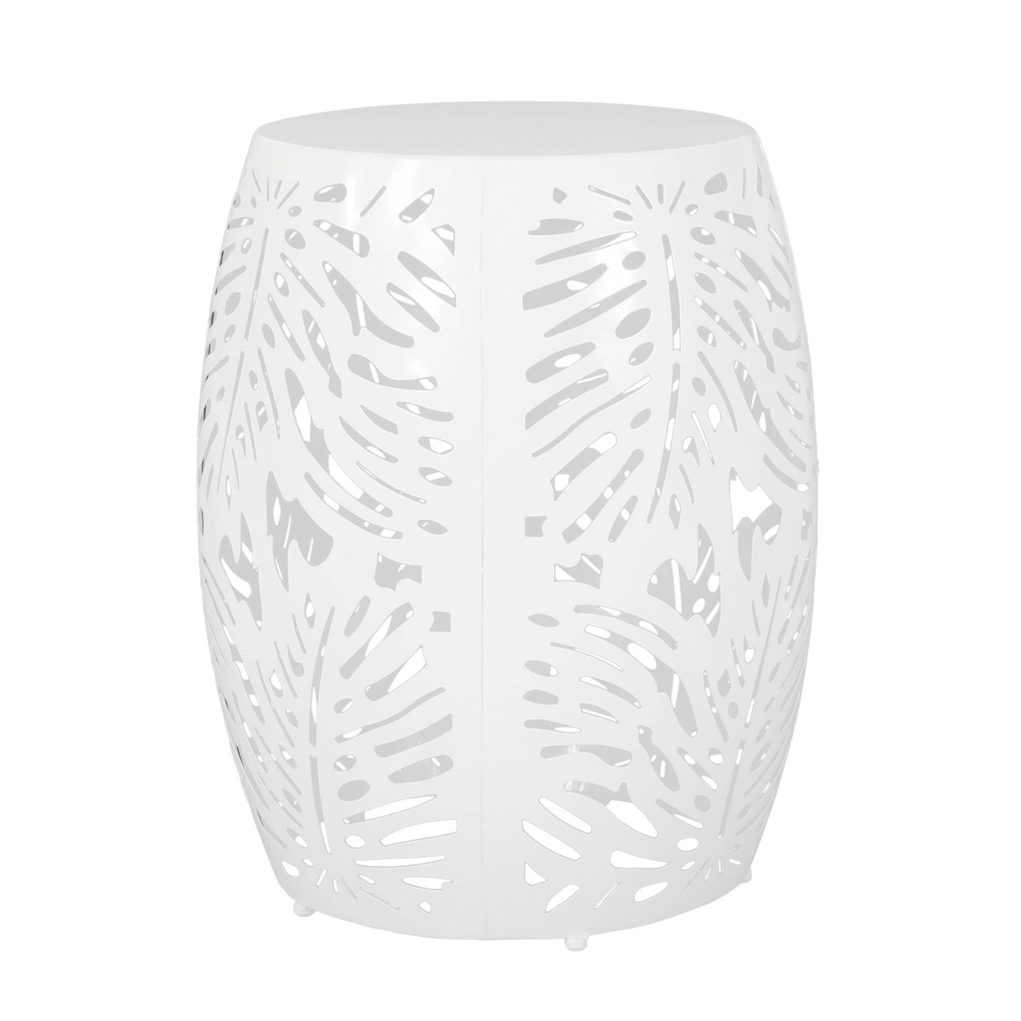 Modern Design Metal End Table, Large