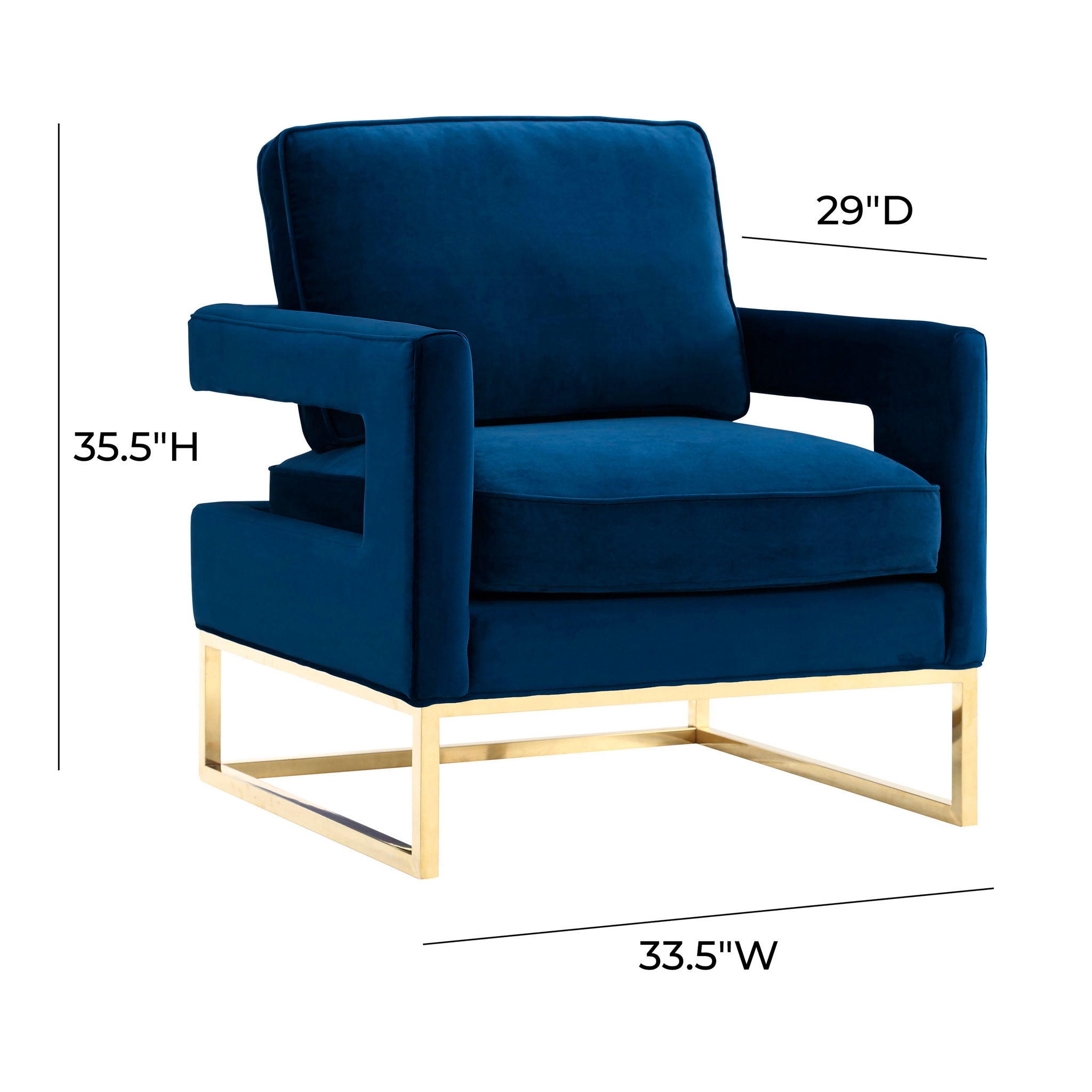 Avery - Velvet Chair